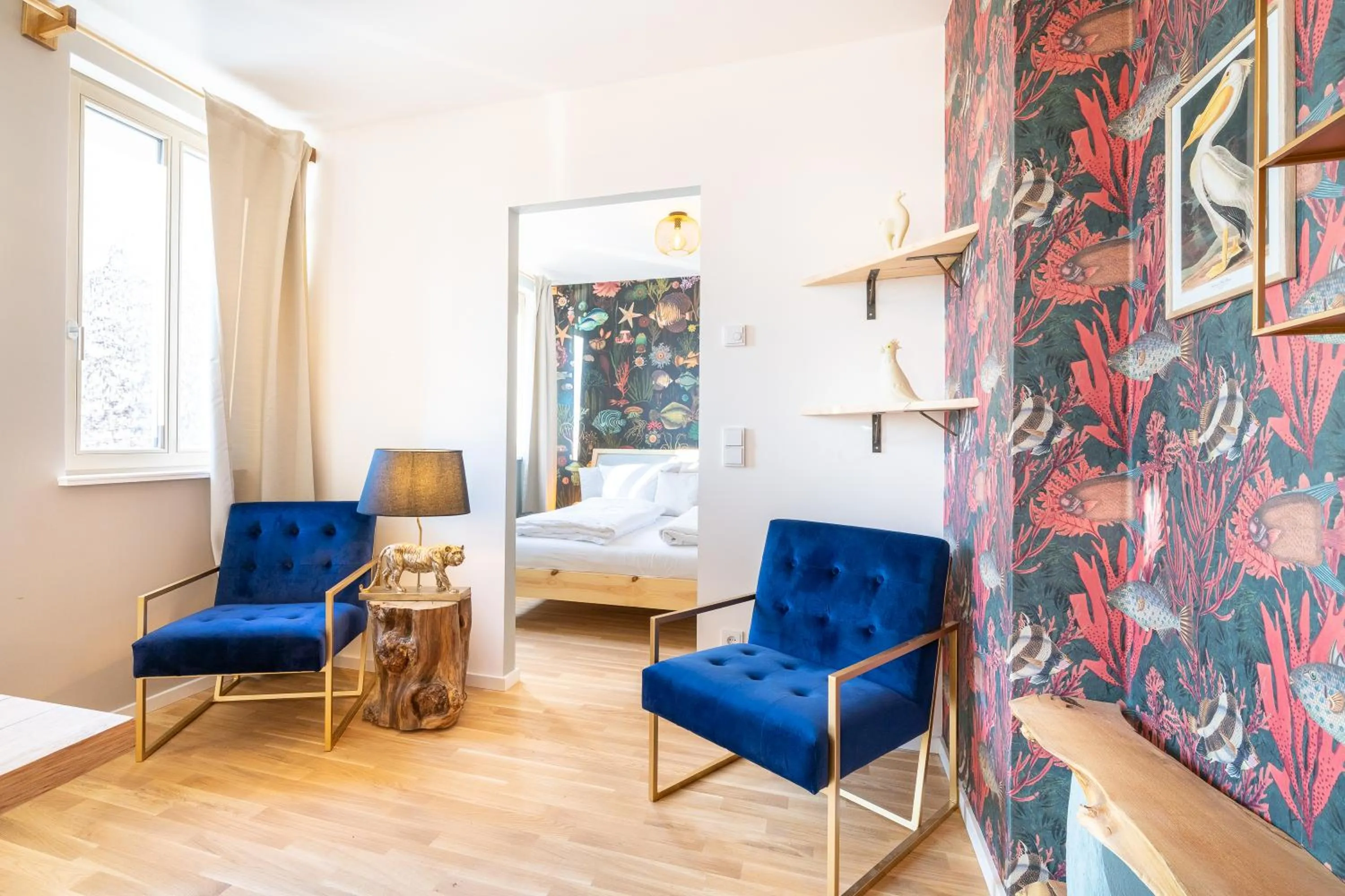 Seating area in Design Apartments - "Am Weinberg"