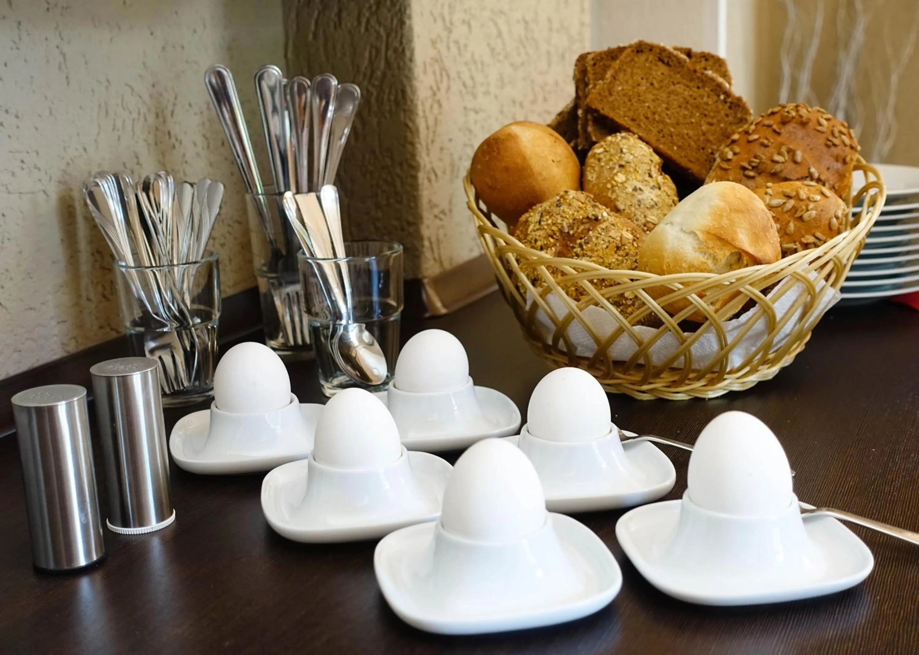 Continental breakfast in Hotel Am Rittergut