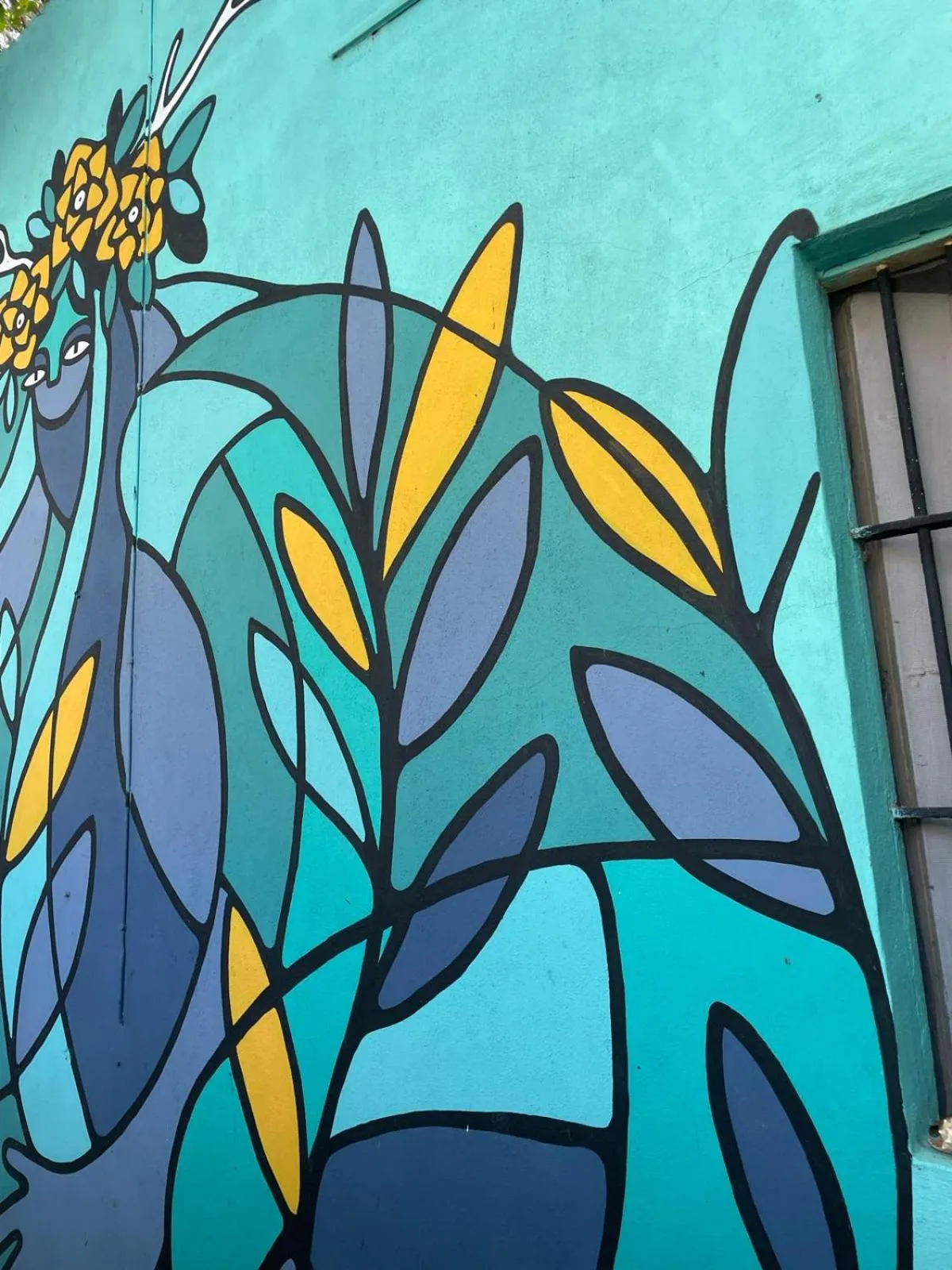 Patio in La Casa del Kéej Hostel