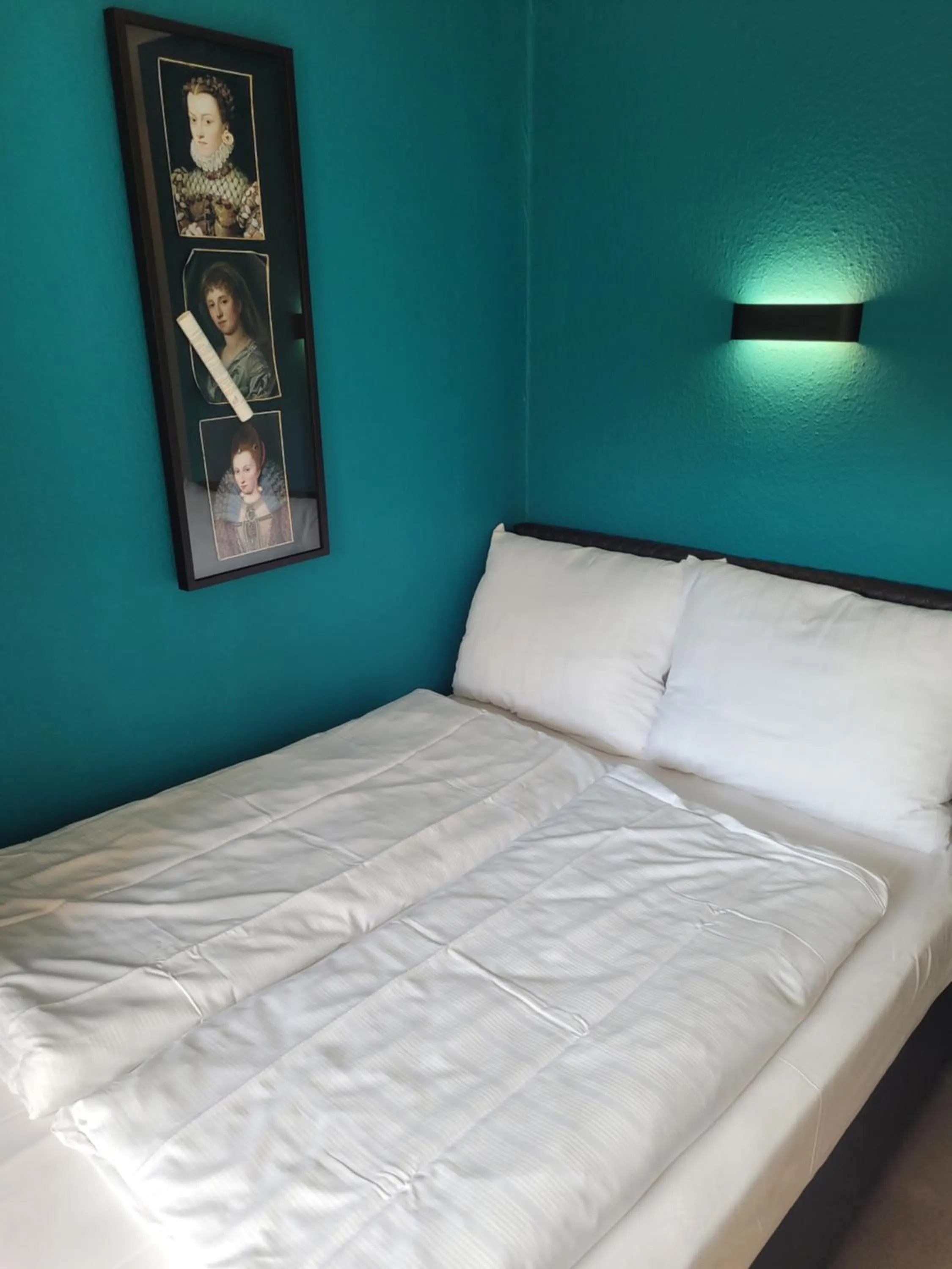 Bed in Hotel Christina