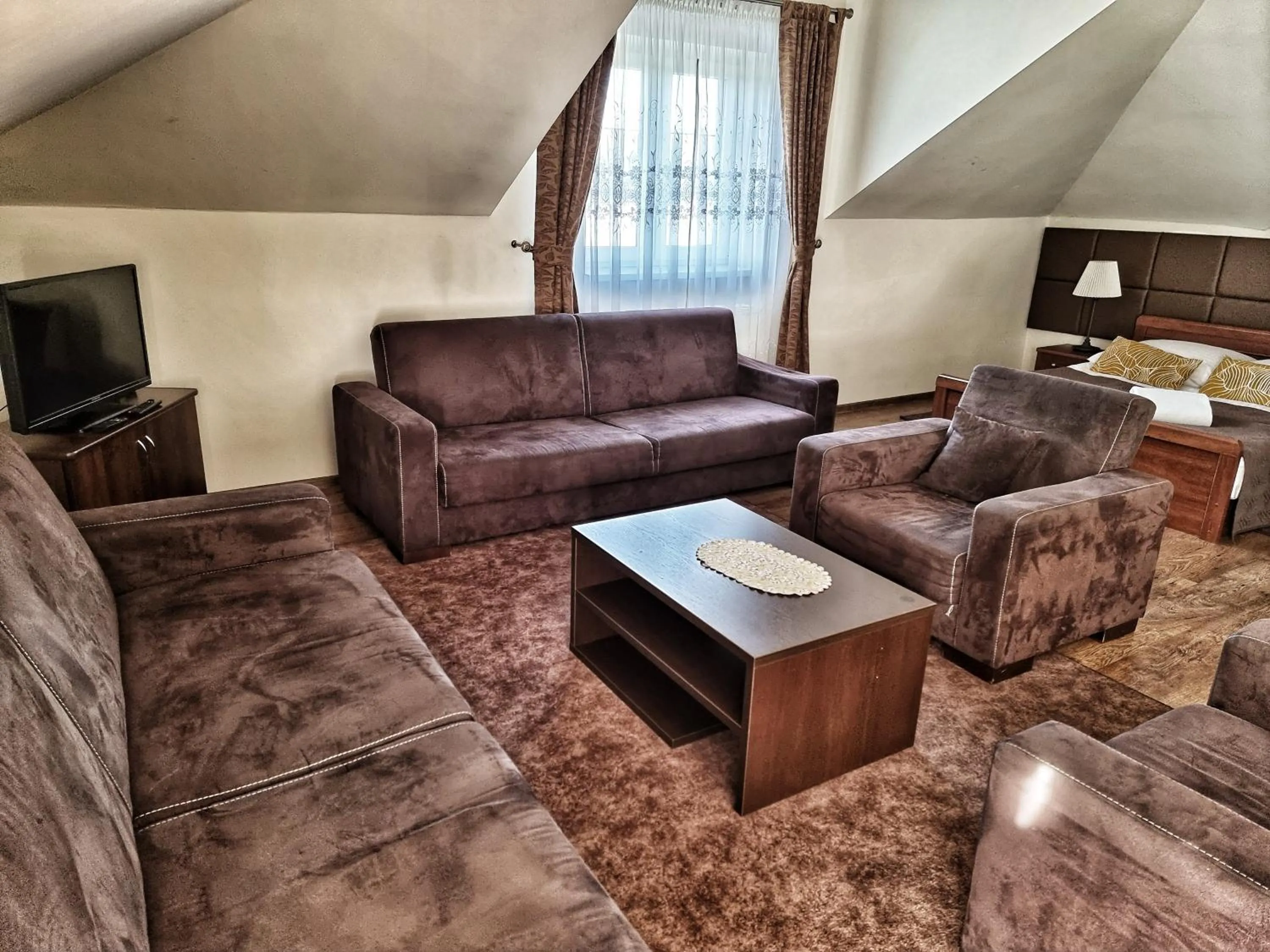 Living room in Dworek za Lasem