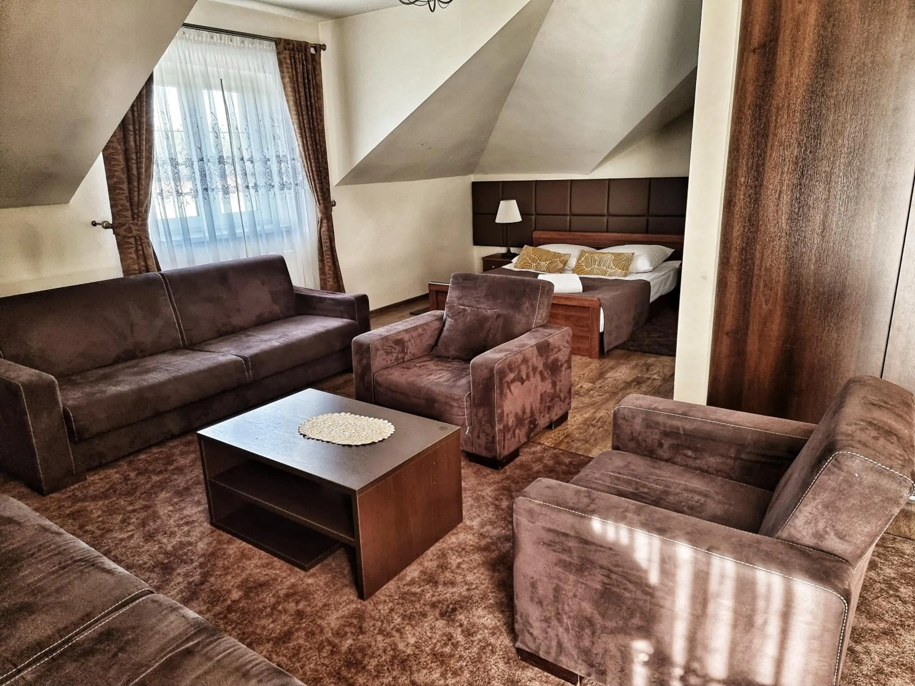 Living room in Dworek za Lasem