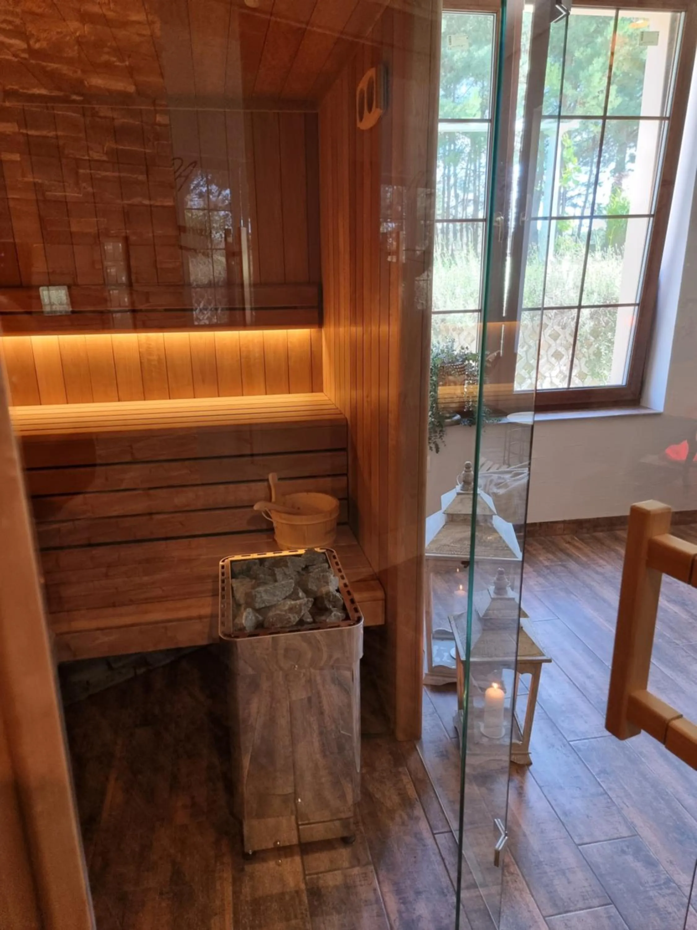 Sauna in Dworek za Lasem