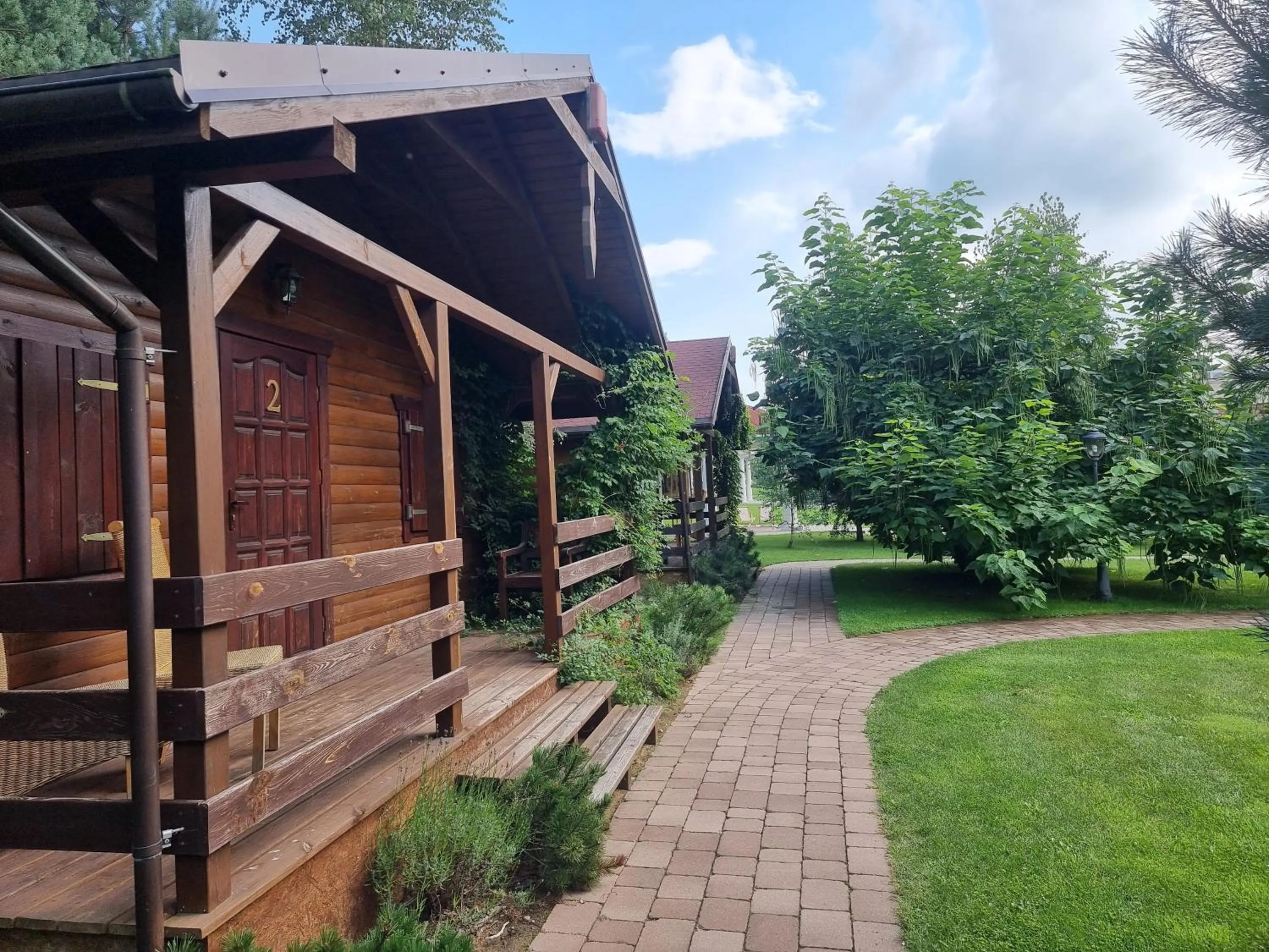 Garden in Dworek za Lasem