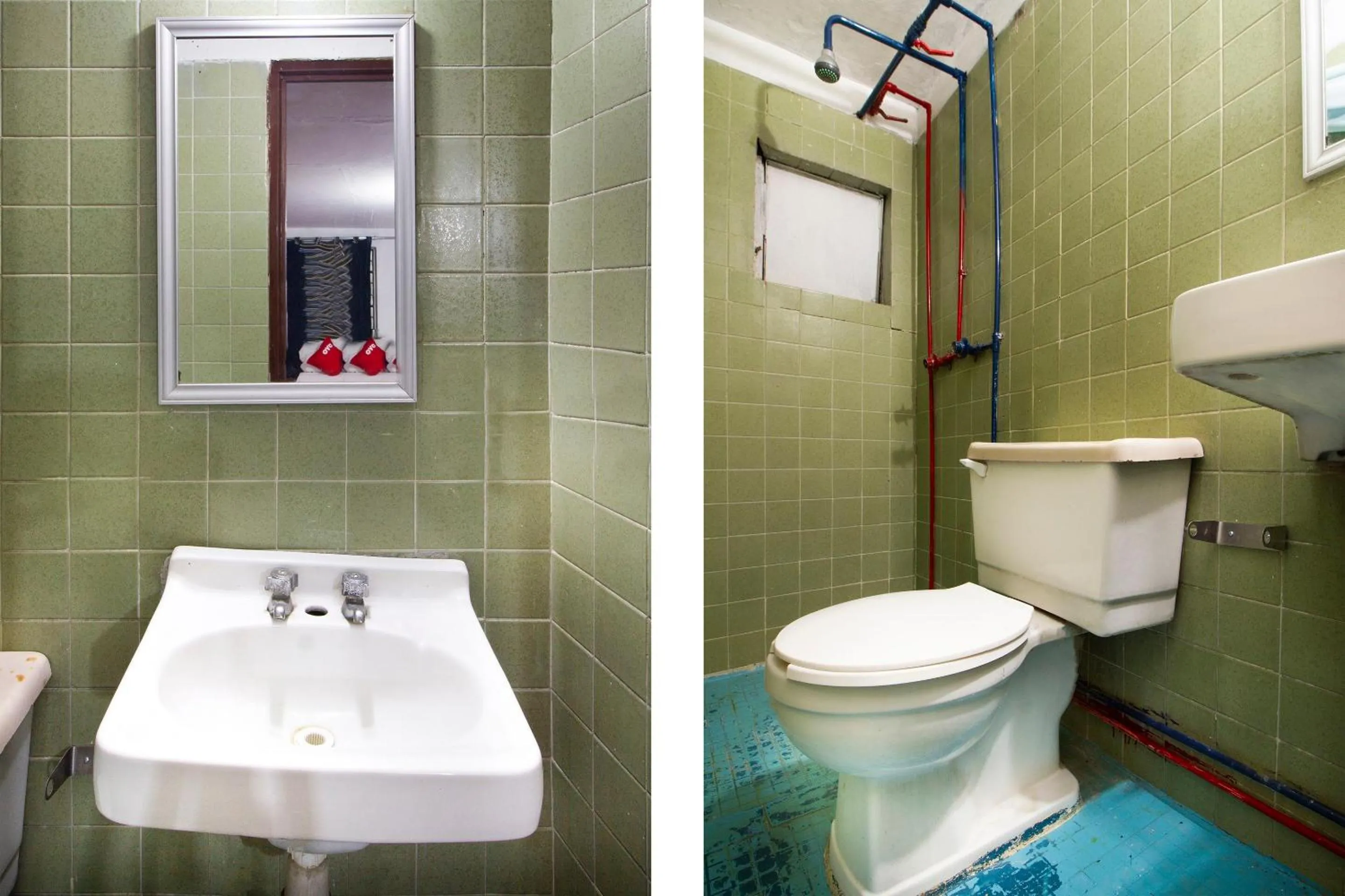 Bathroom in OYO Hotel Brazil,Guadalajara,Estadio Jalisco