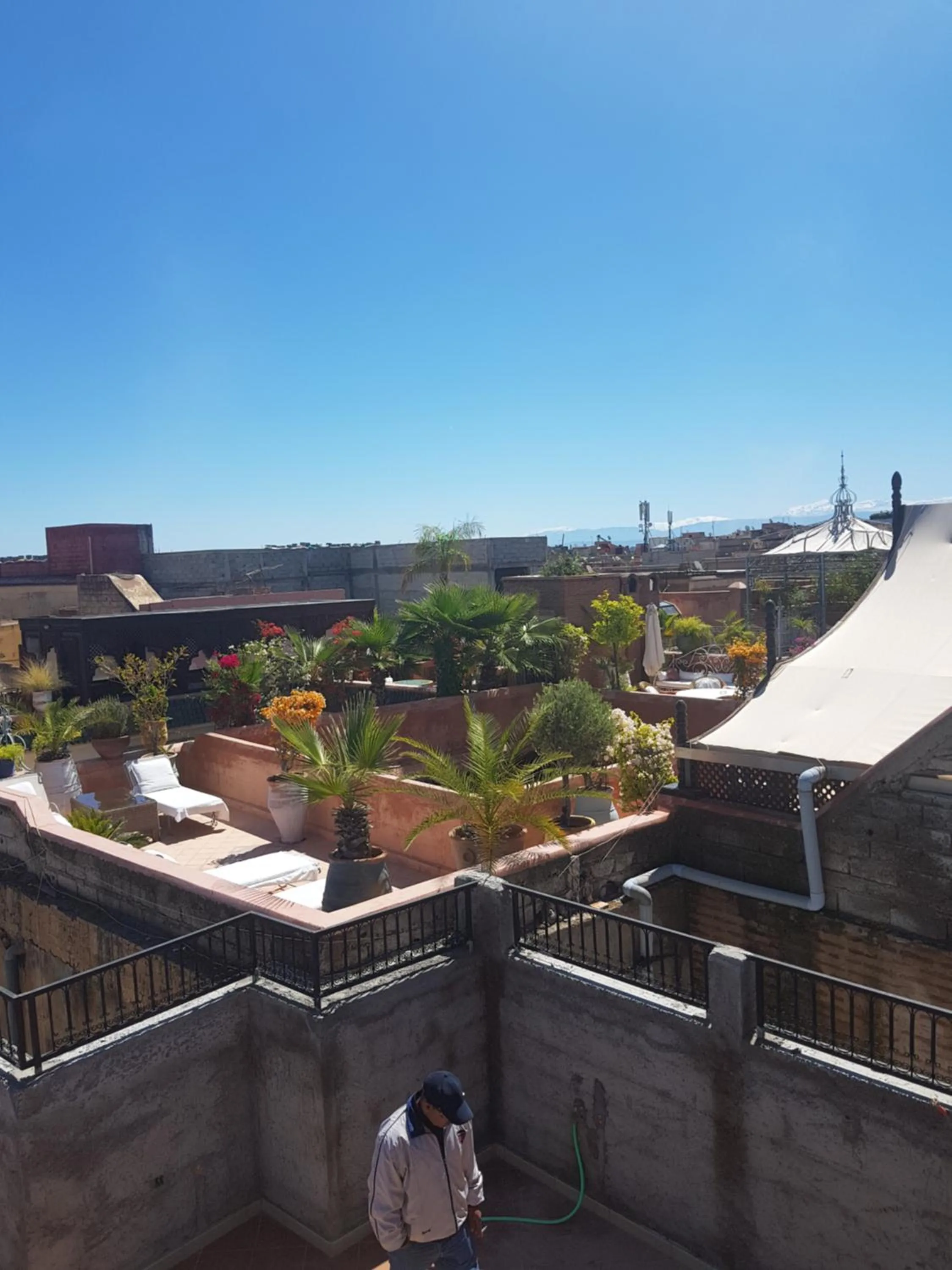 Balcony/Terrace in Riad la medersa