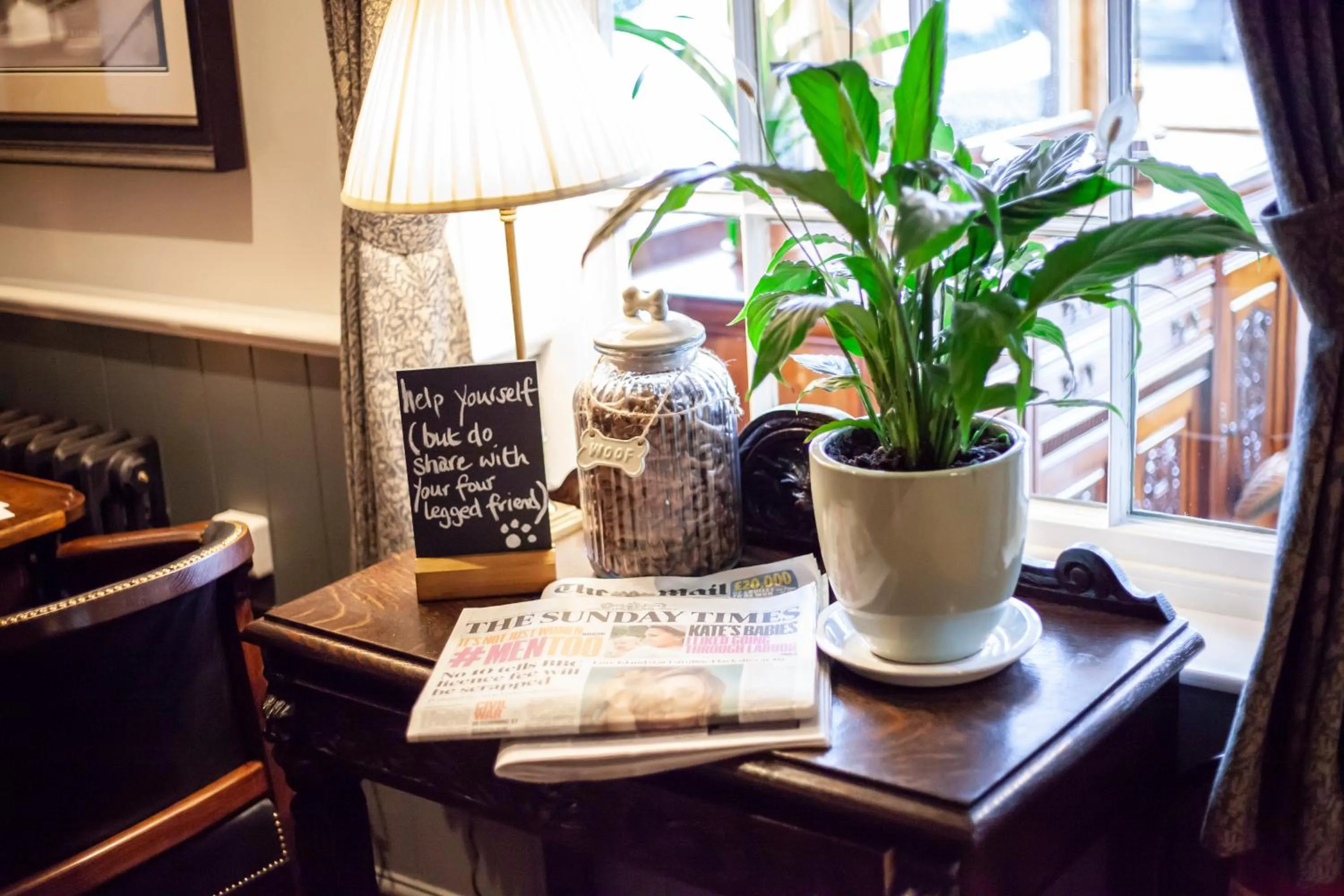 Decorative detail in The Bell - Brunning and Price