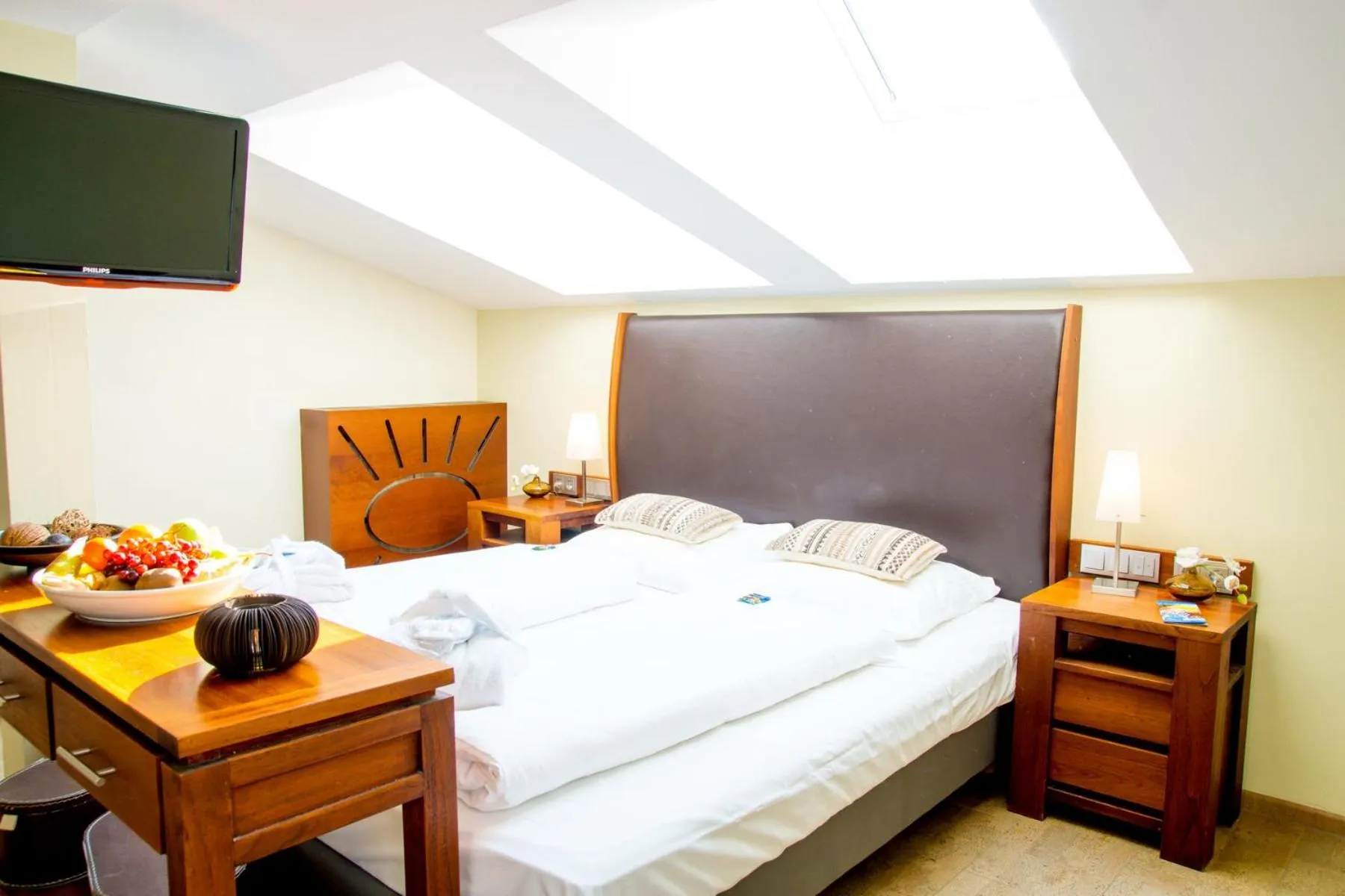 Photo of the whole room, Bed in Hotel Dampfmühle