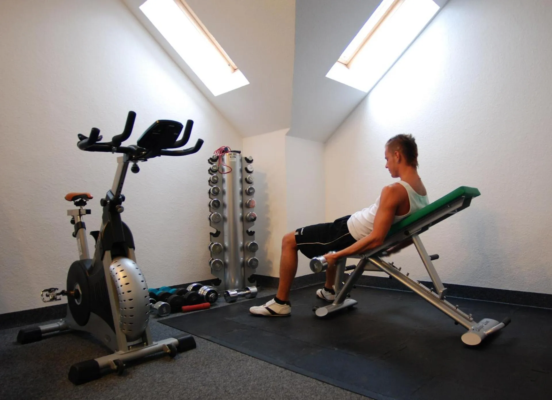 Fitness centre/facilities in Hotel Dampfmühle