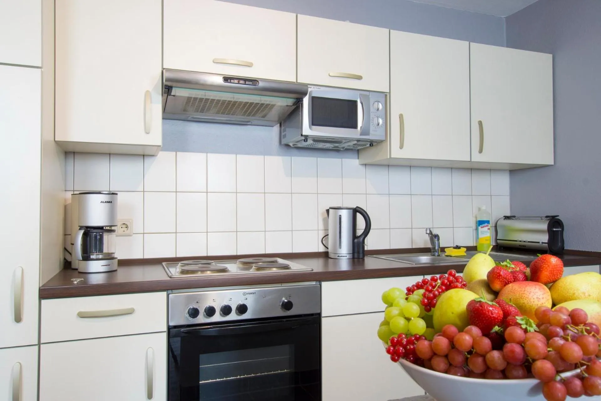 Kitchen or kitchenette in Hotel Dampfmühle