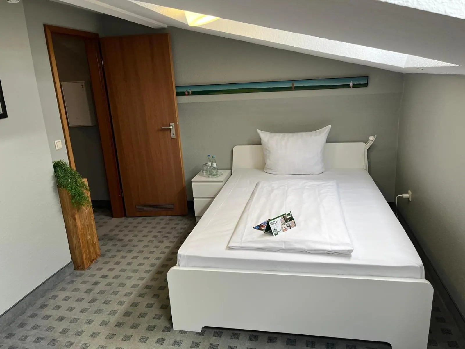 Bed in Hotel Dampfmühle