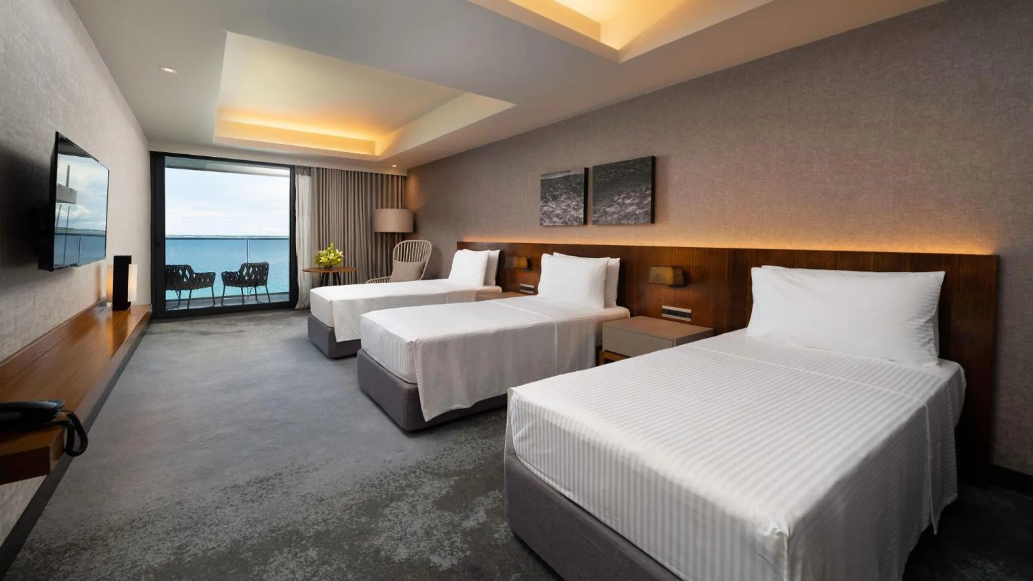 Bed in The Reef Island Resort Mactan, Cebu