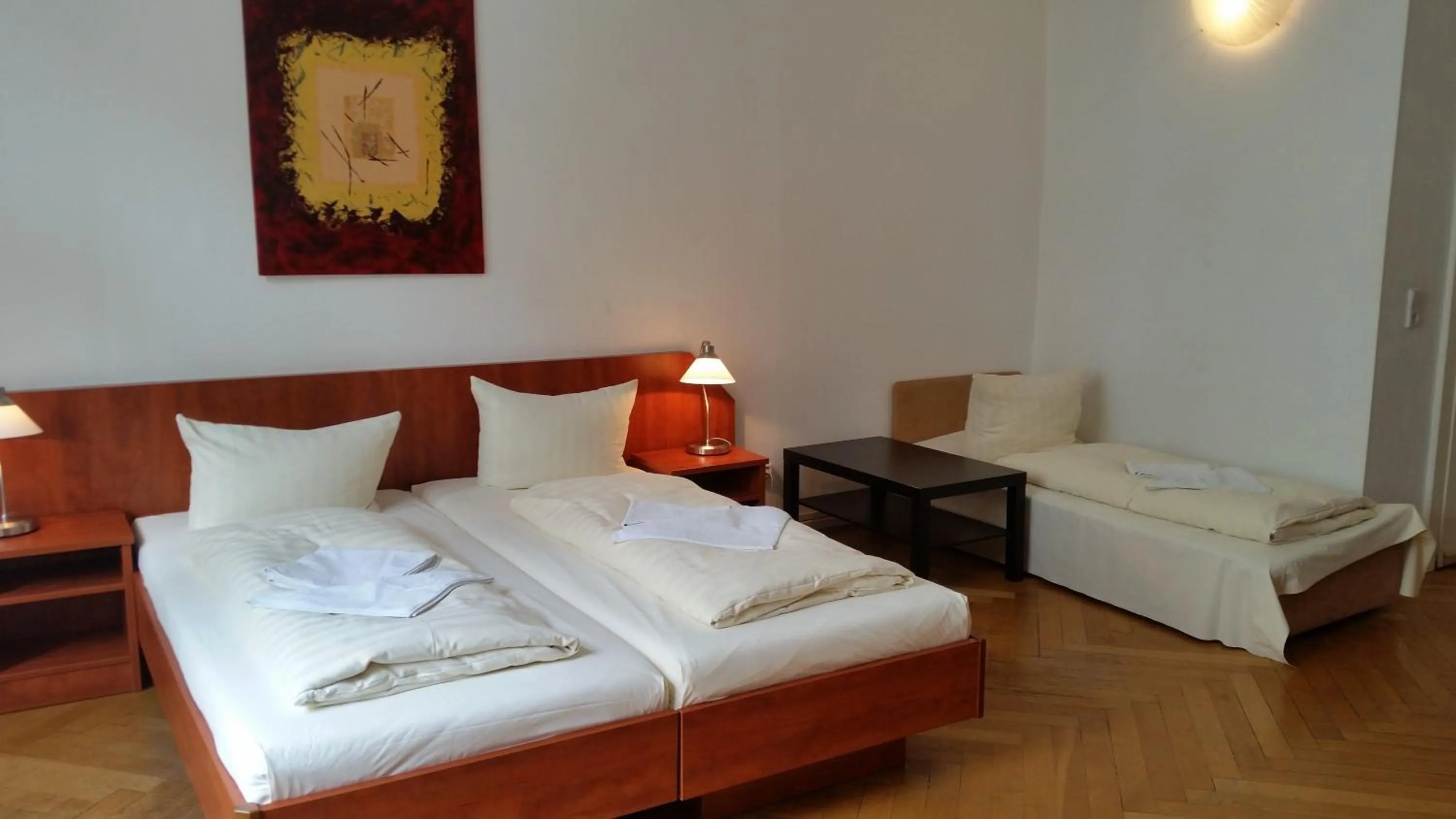 Bed in Hotel Pension Kima