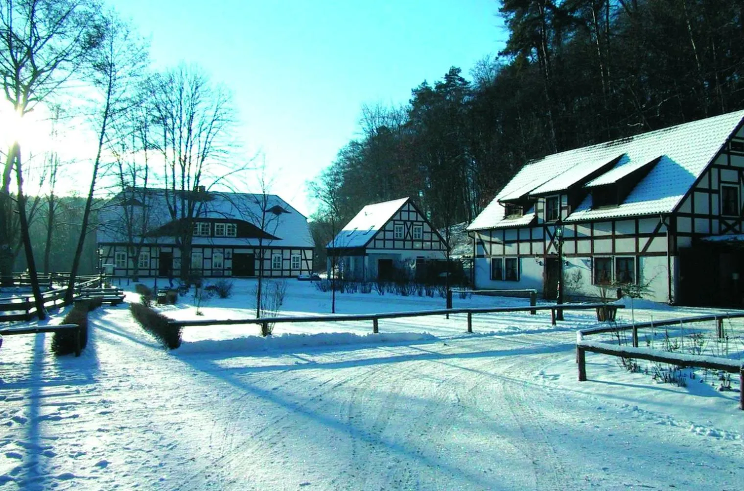 Facade/entrance in Hotel Boltenmühle
