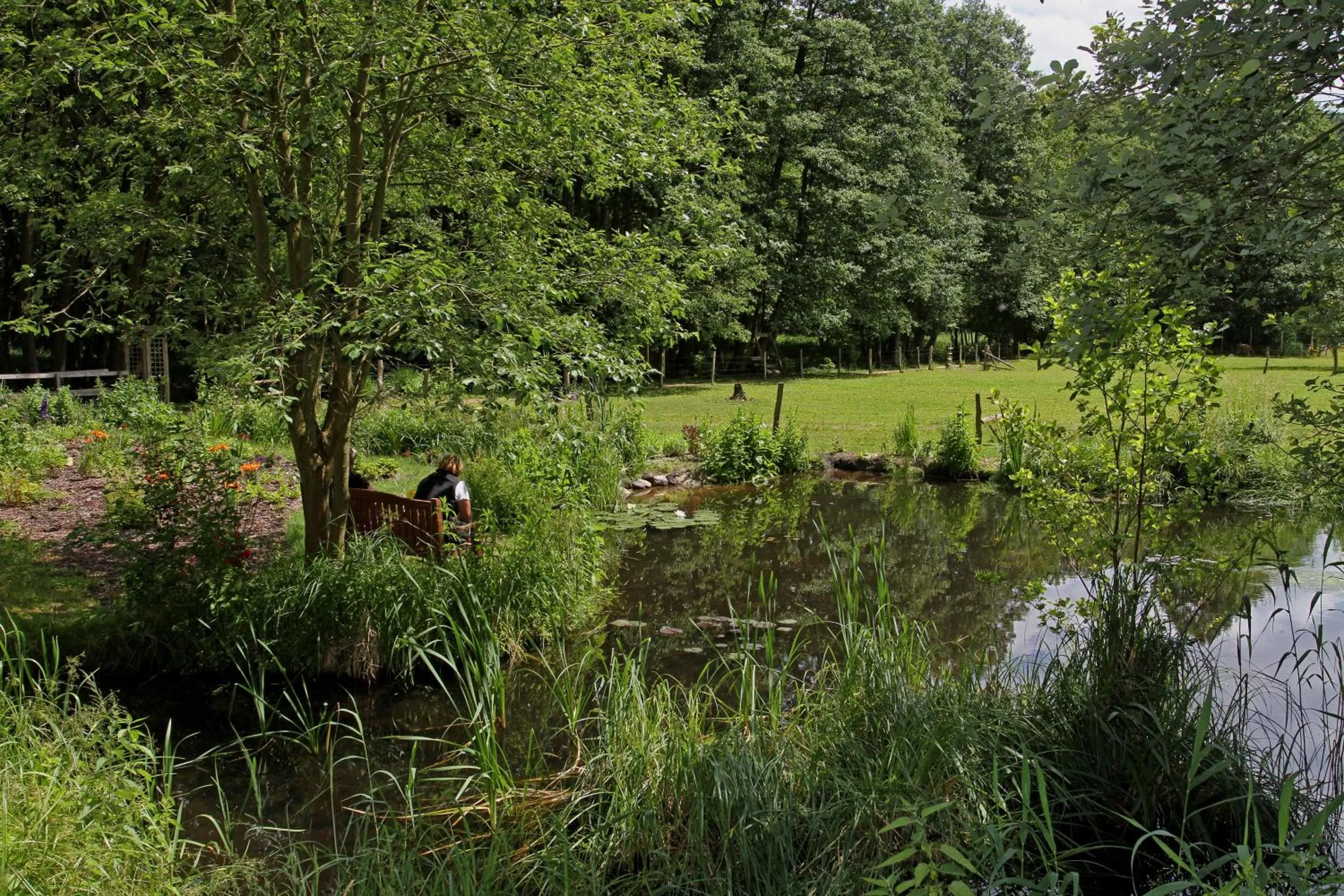 Garden in Hotel Boltenmühle