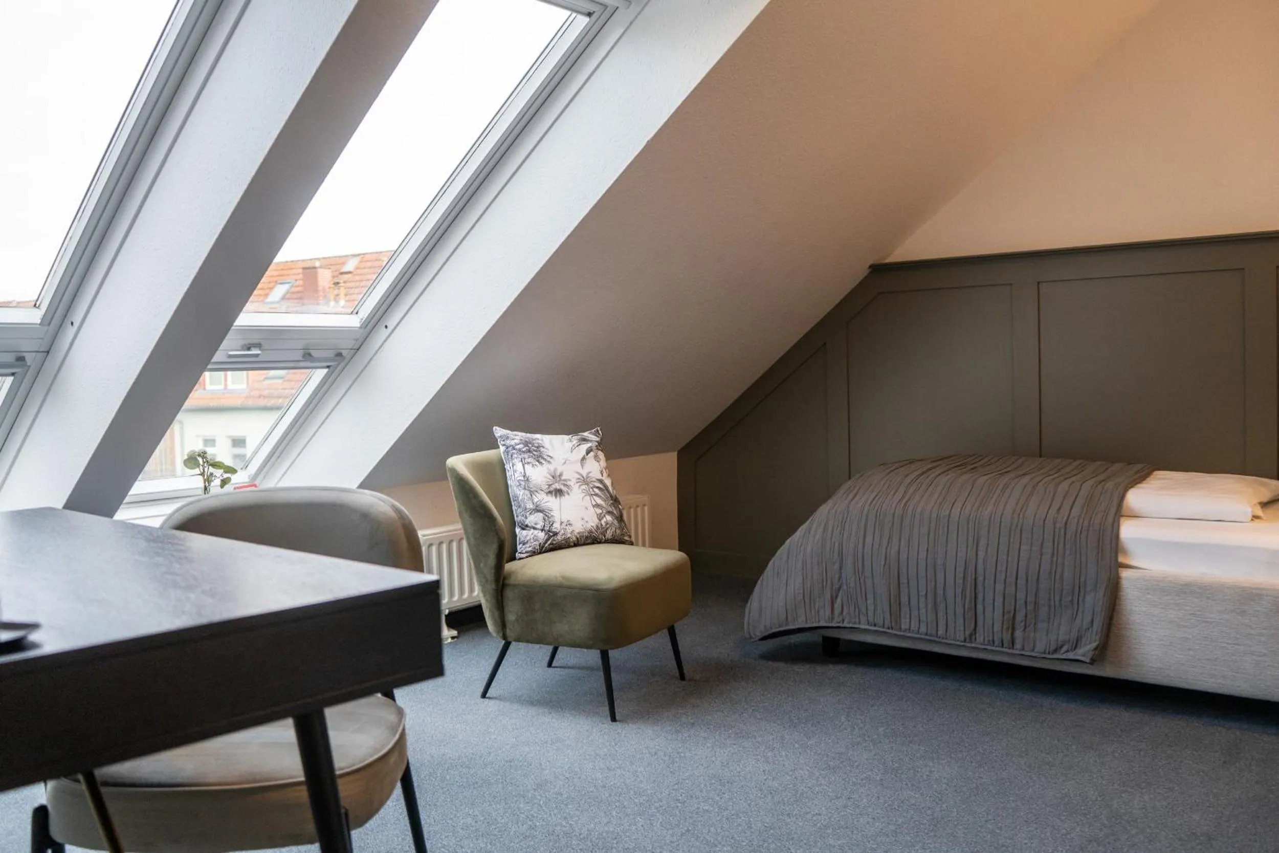 Photo of the whole room, Bed in Hotel & Restaurant Am Alten Rhin