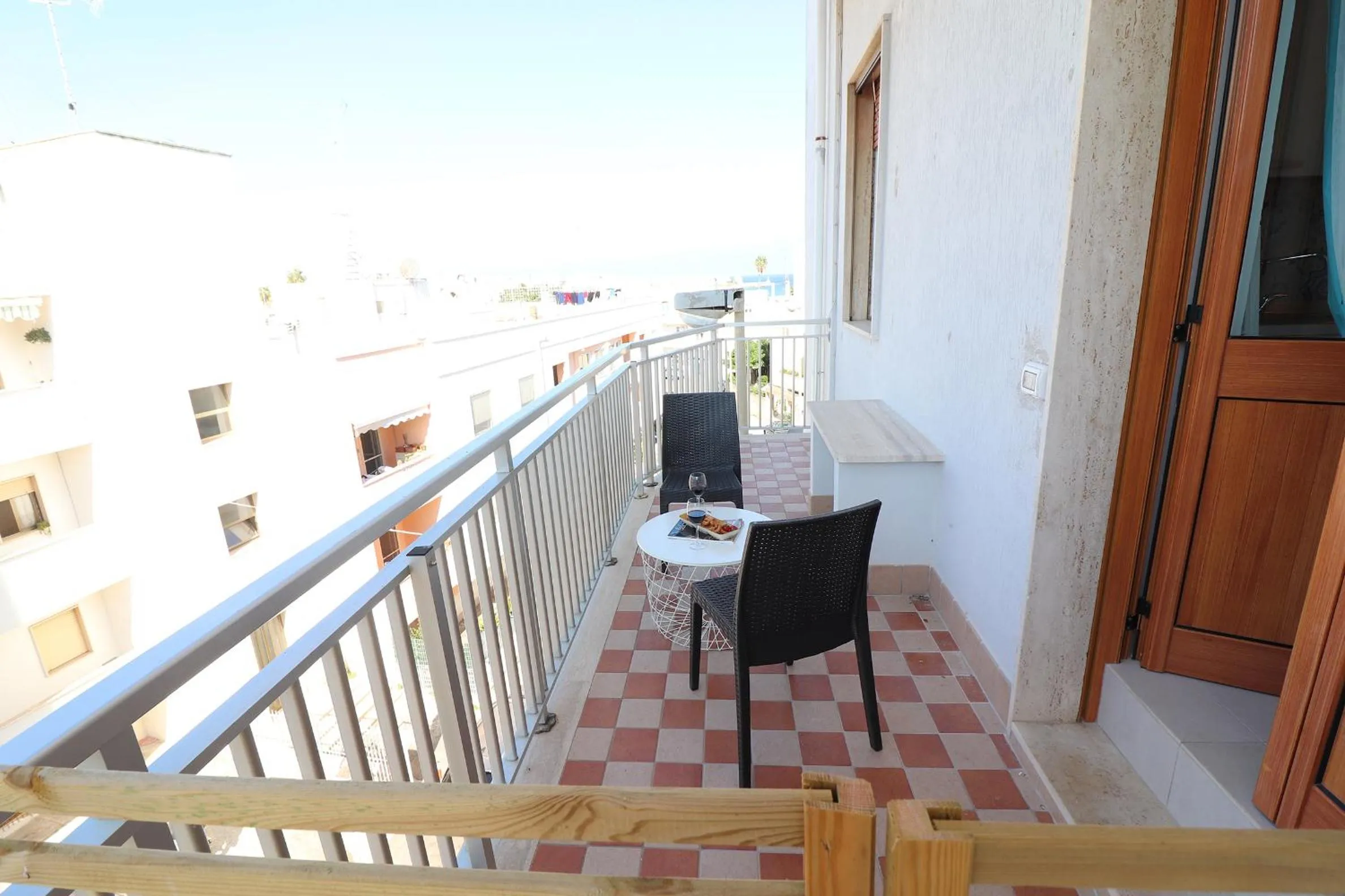 Balcony/Terrace in Holiday House Nike Otranto 4 guests
