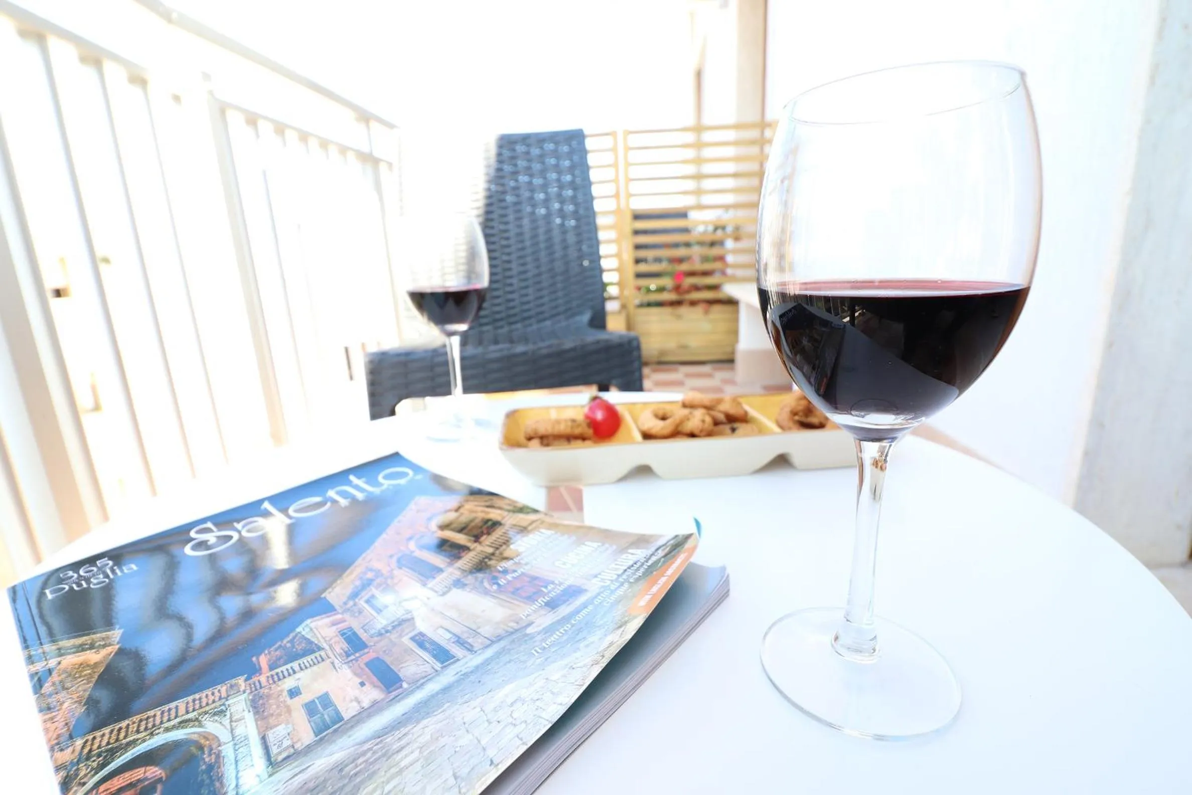 Balcony/Terrace in Holiday House Nike Otranto 4 guests