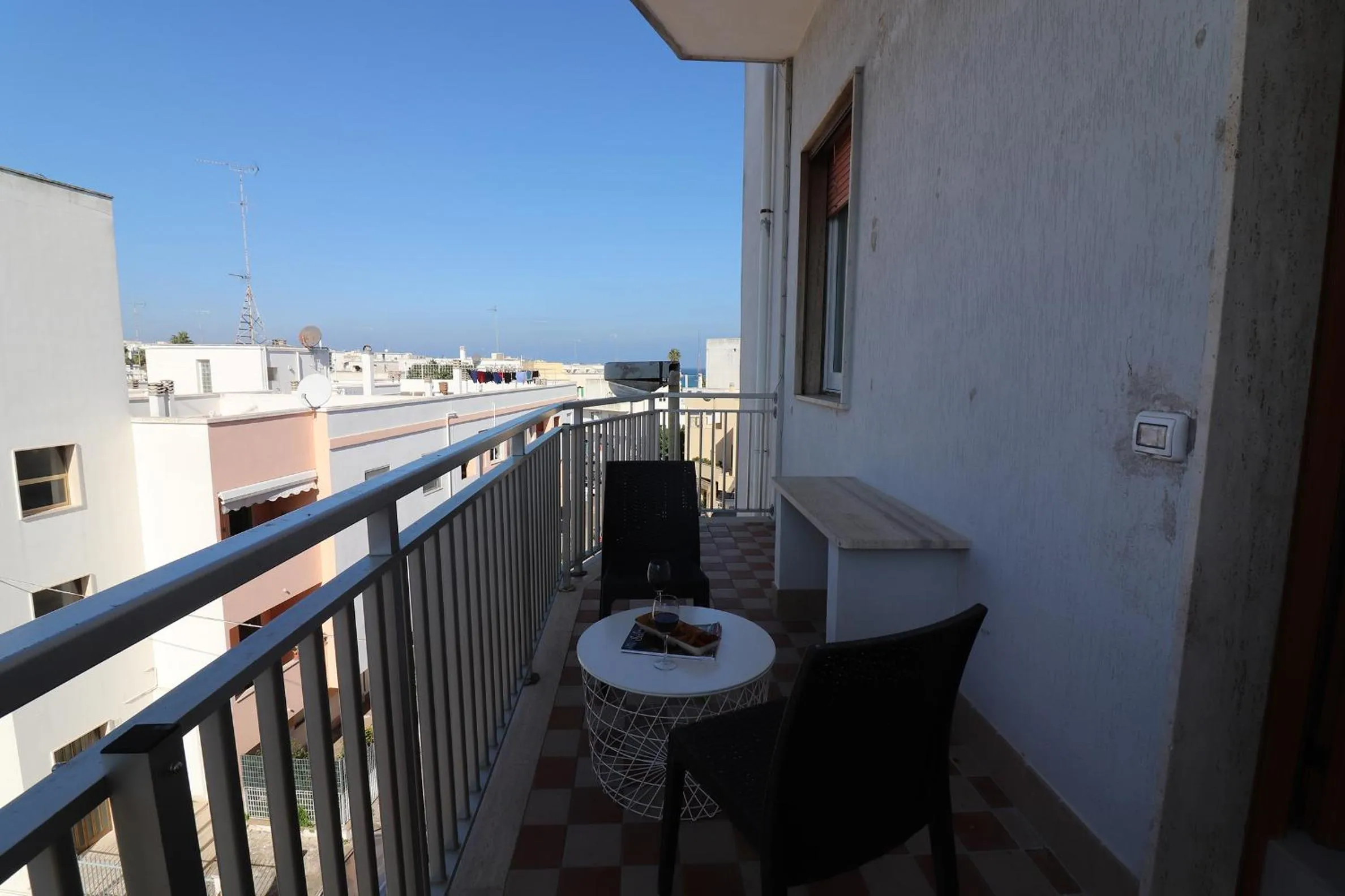 Balcony/Terrace in Holiday House Nike Otranto 4 guests