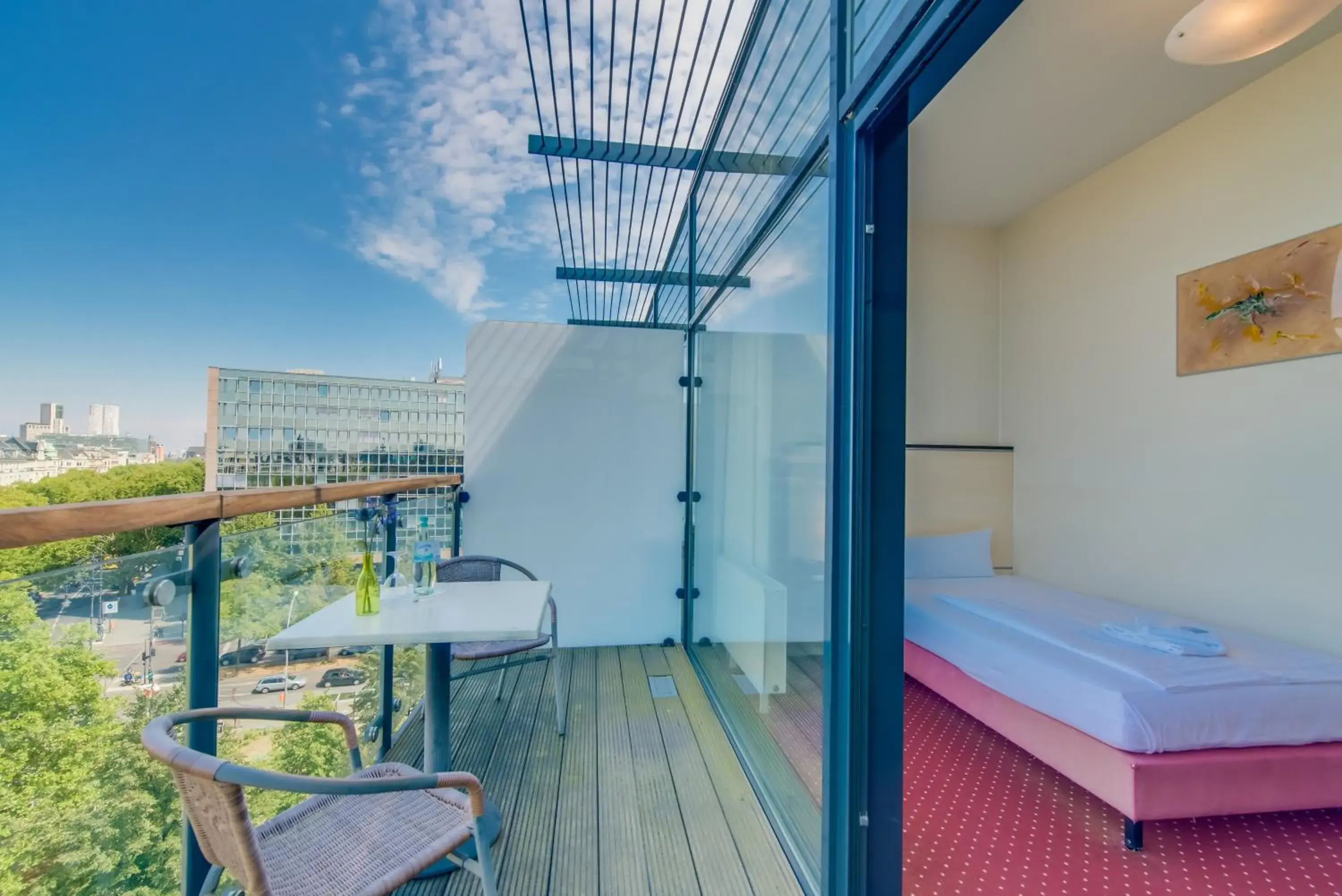 Single Room with Terrace in Come Inn Berlin Kurfürstendamm Single Room with Terrace in Come Inn Berlin Kurfürstendamm