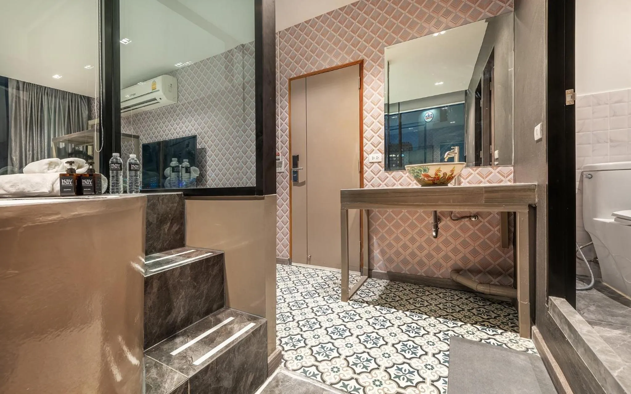 Bathroom in Happy Station Bangkok