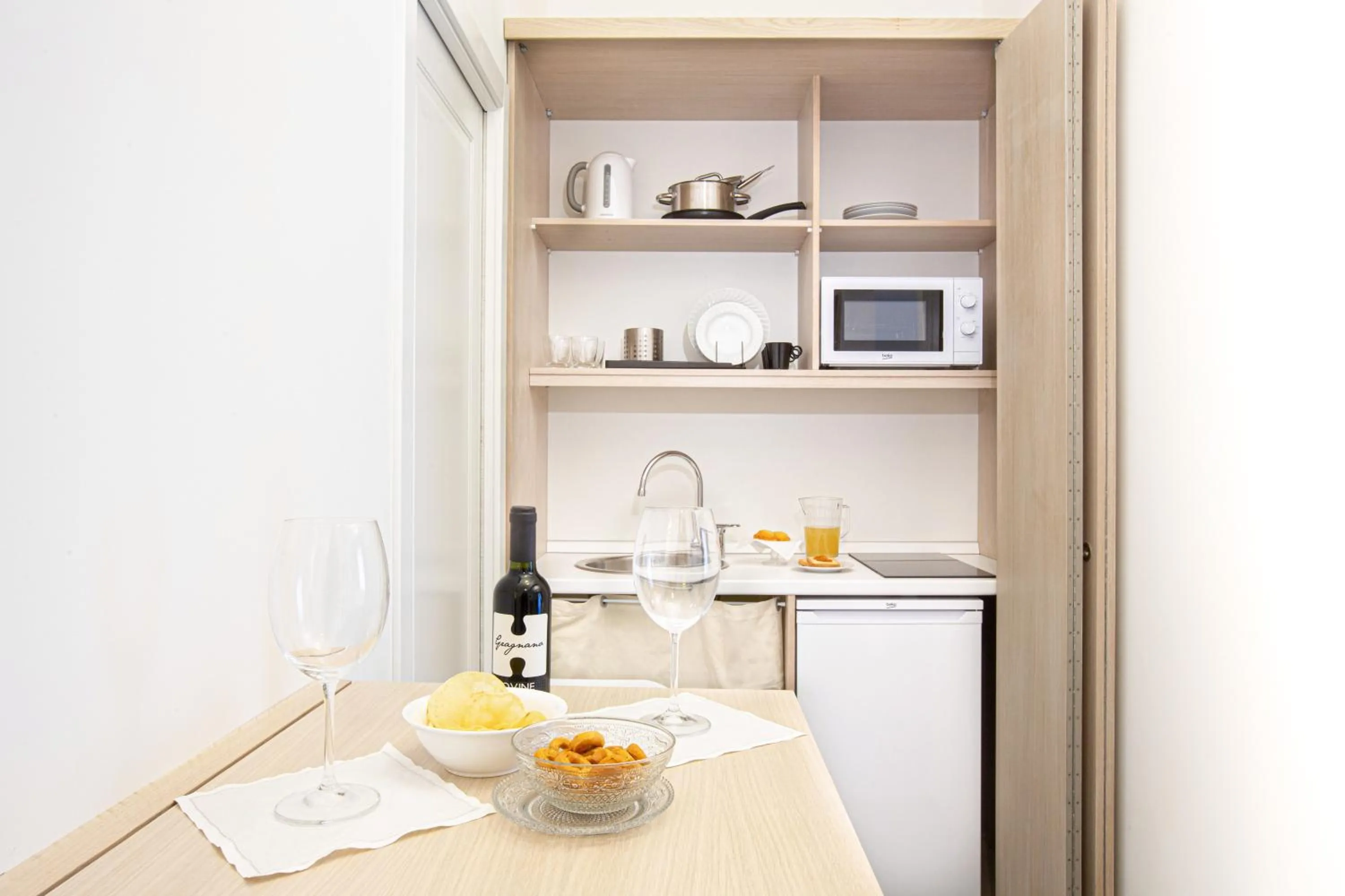 Kitchen or kitchenette in la dimora di Cornelia