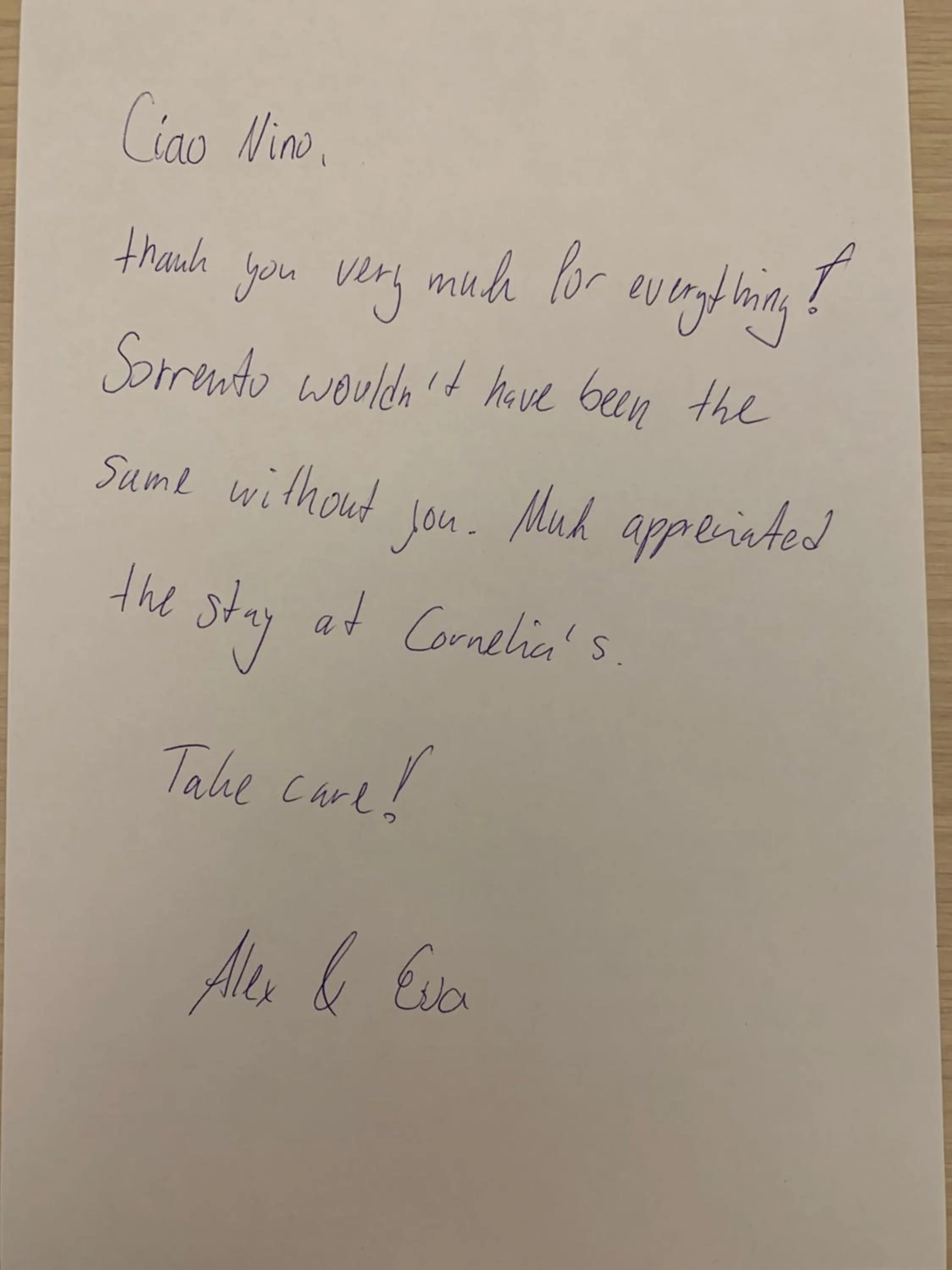 Certificate/Award in la dimora di Cornelia