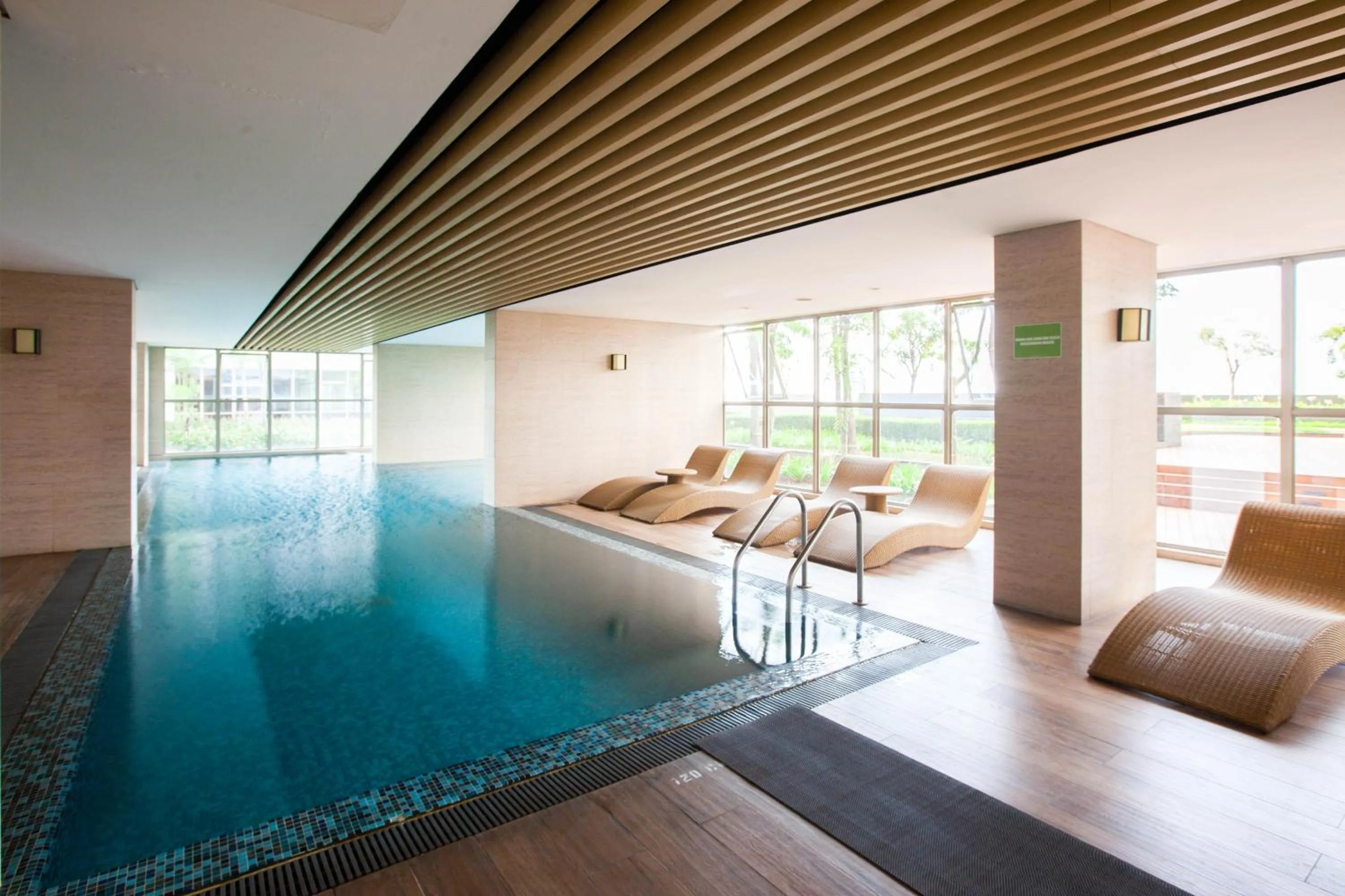 Swimming pool in Oakwood Apartments PIK Jakarta