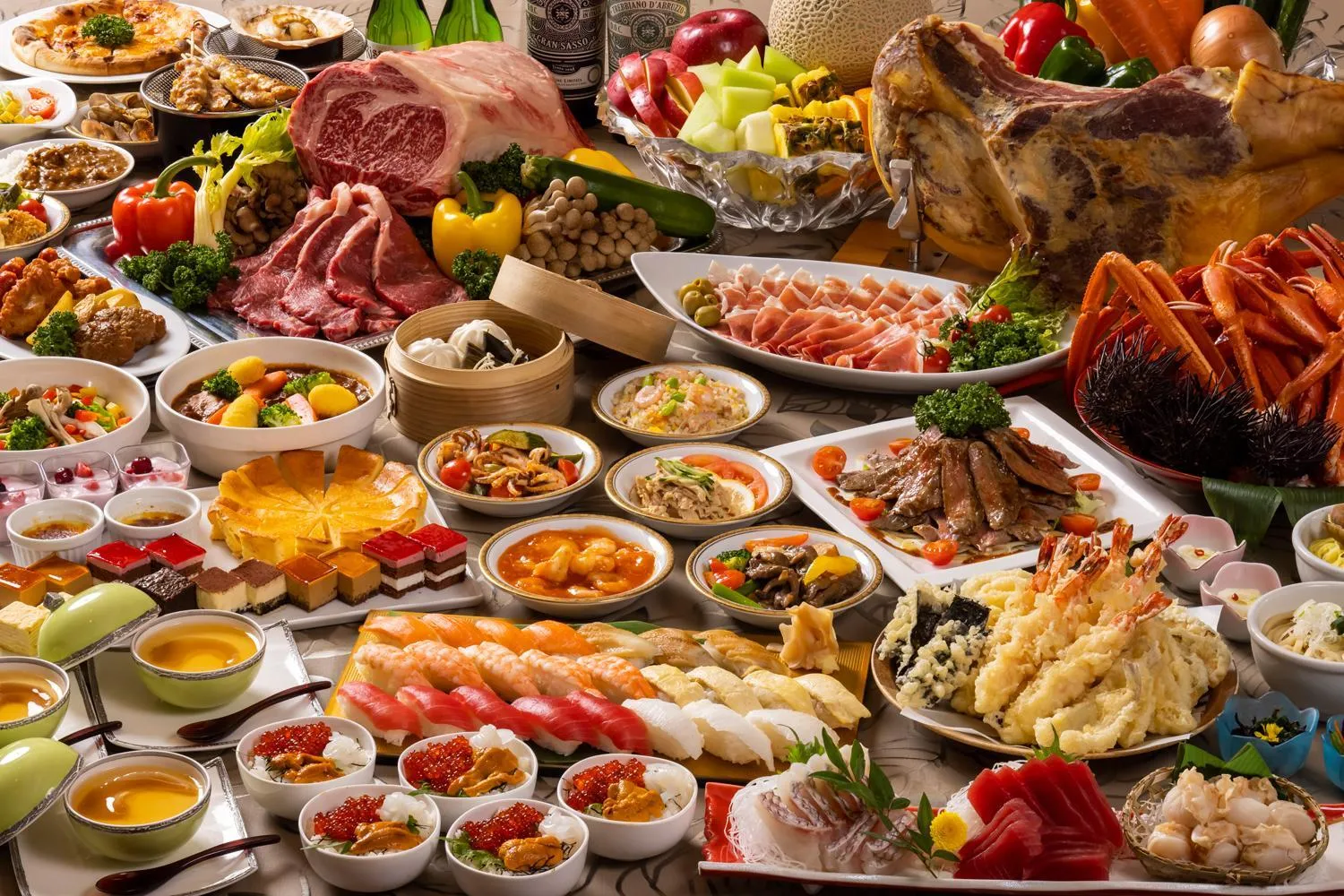 Dinner in Ryugujo Spa Hotel Mikazuki Fujimitei