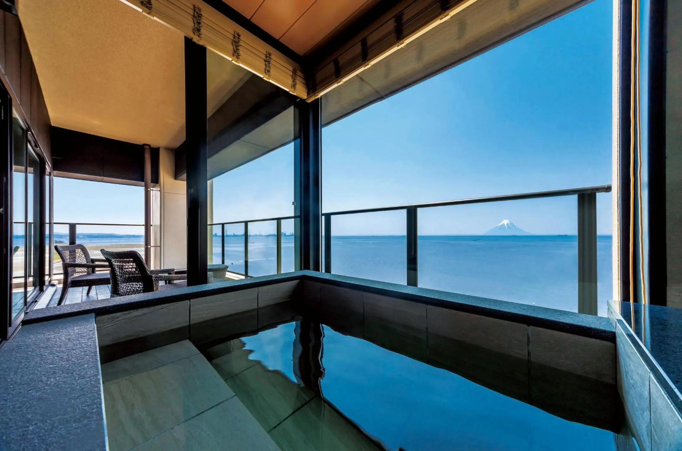 View (from property/room) in Ryugujo Spa Hotel Mikazuki Fujimitei