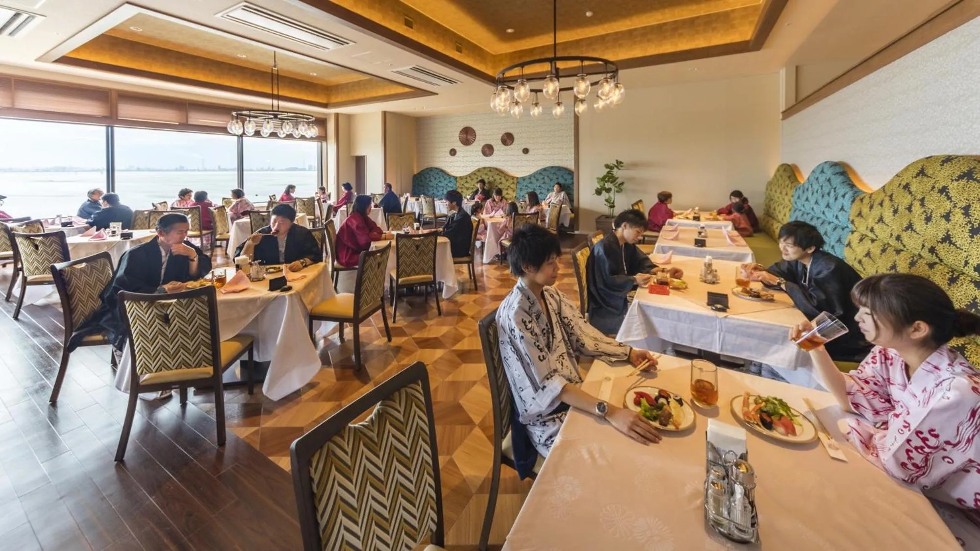 Dinner in Ryugujo Spa Hotel Mikazuki Fujimitei