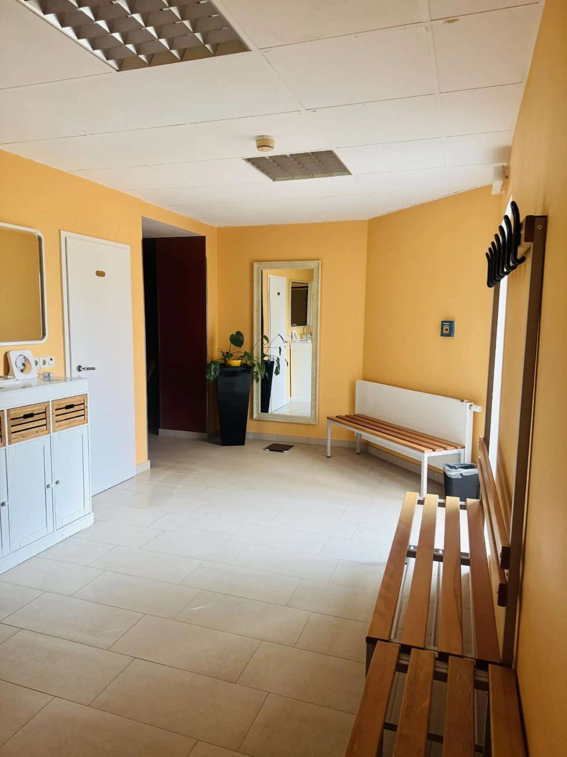 Bed in Hotel Trebeltal