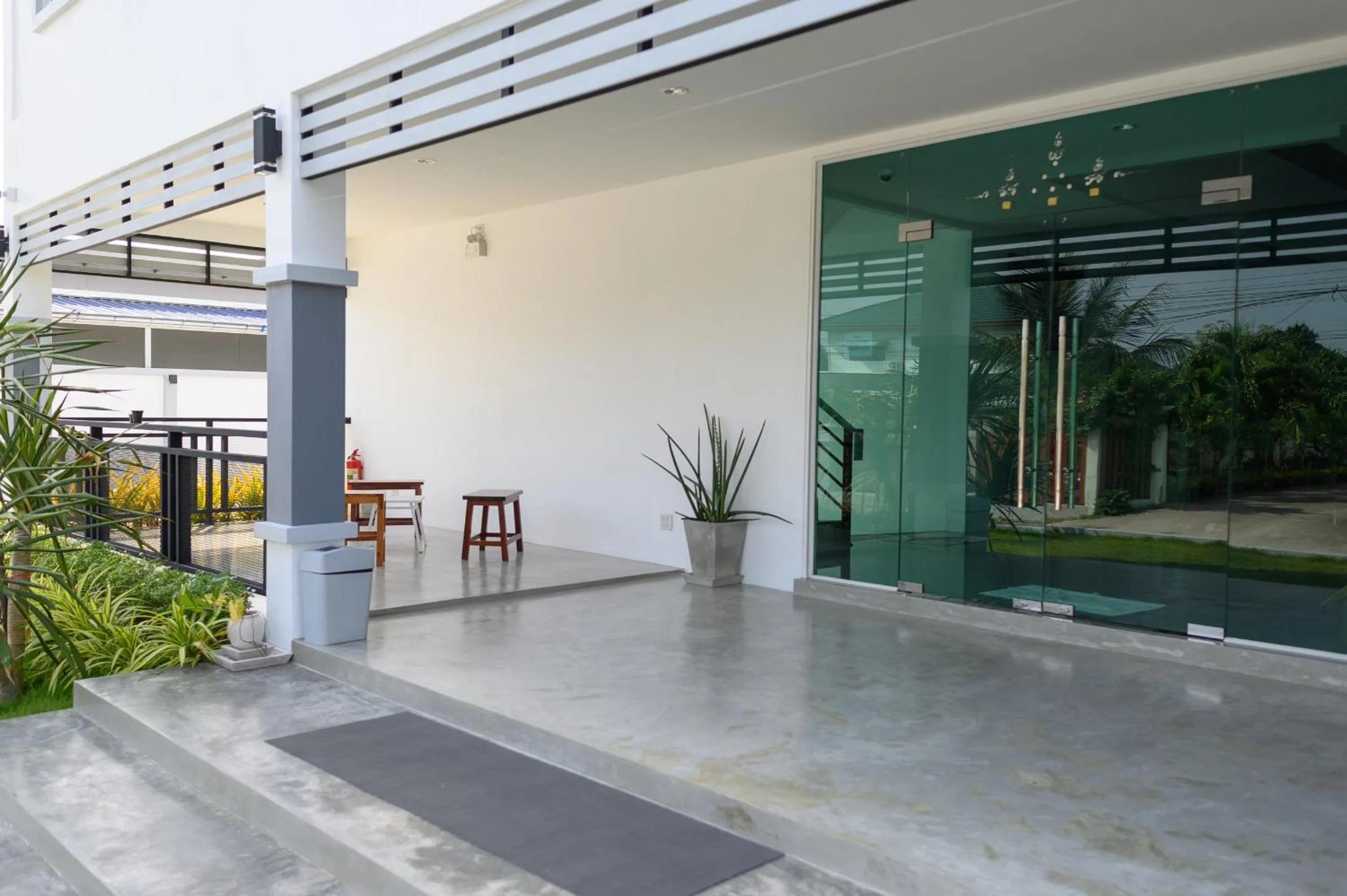 Seating area in Munruk Hostel