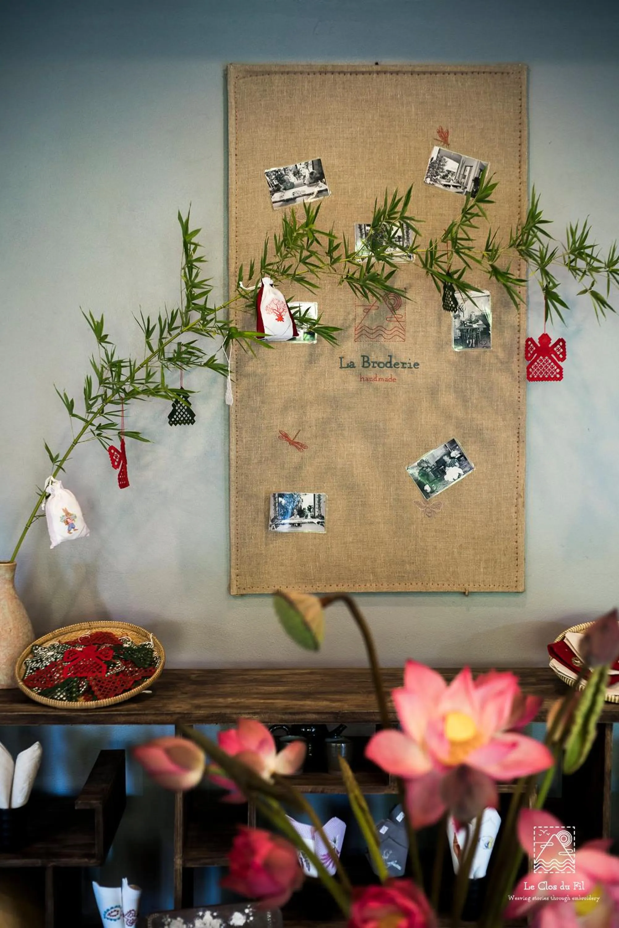 Decorative detail in Le Clos Du Fil