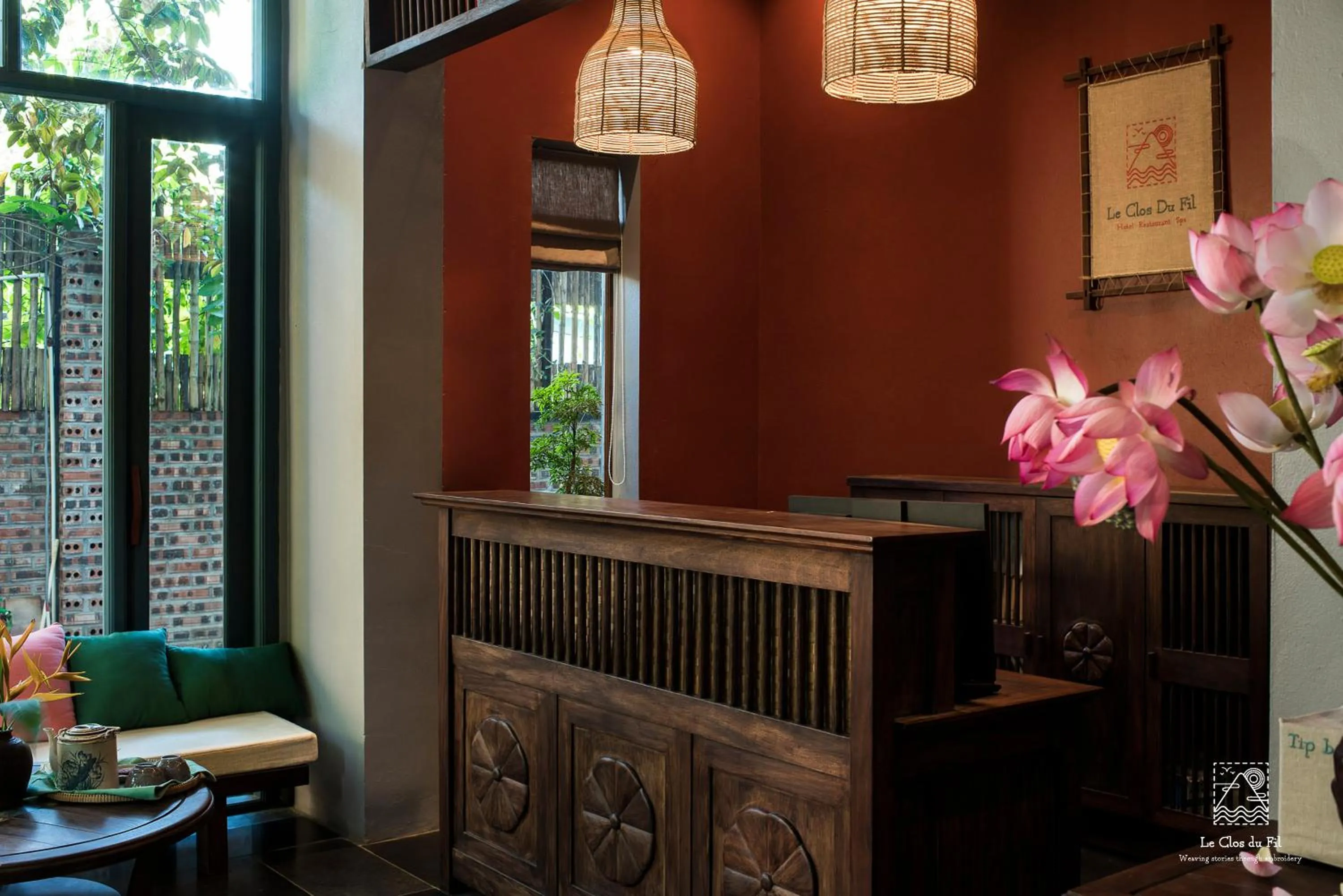 Lobby or reception in Le Clos Du Fil