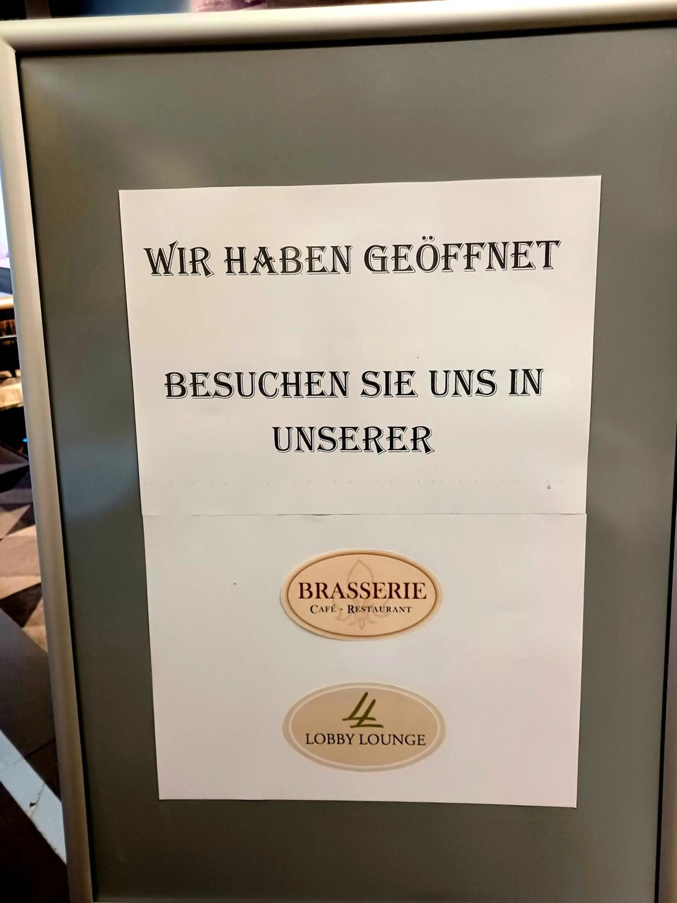 Logo/Certificate/Sign in Hotel Panorama Hamburg-Harburg