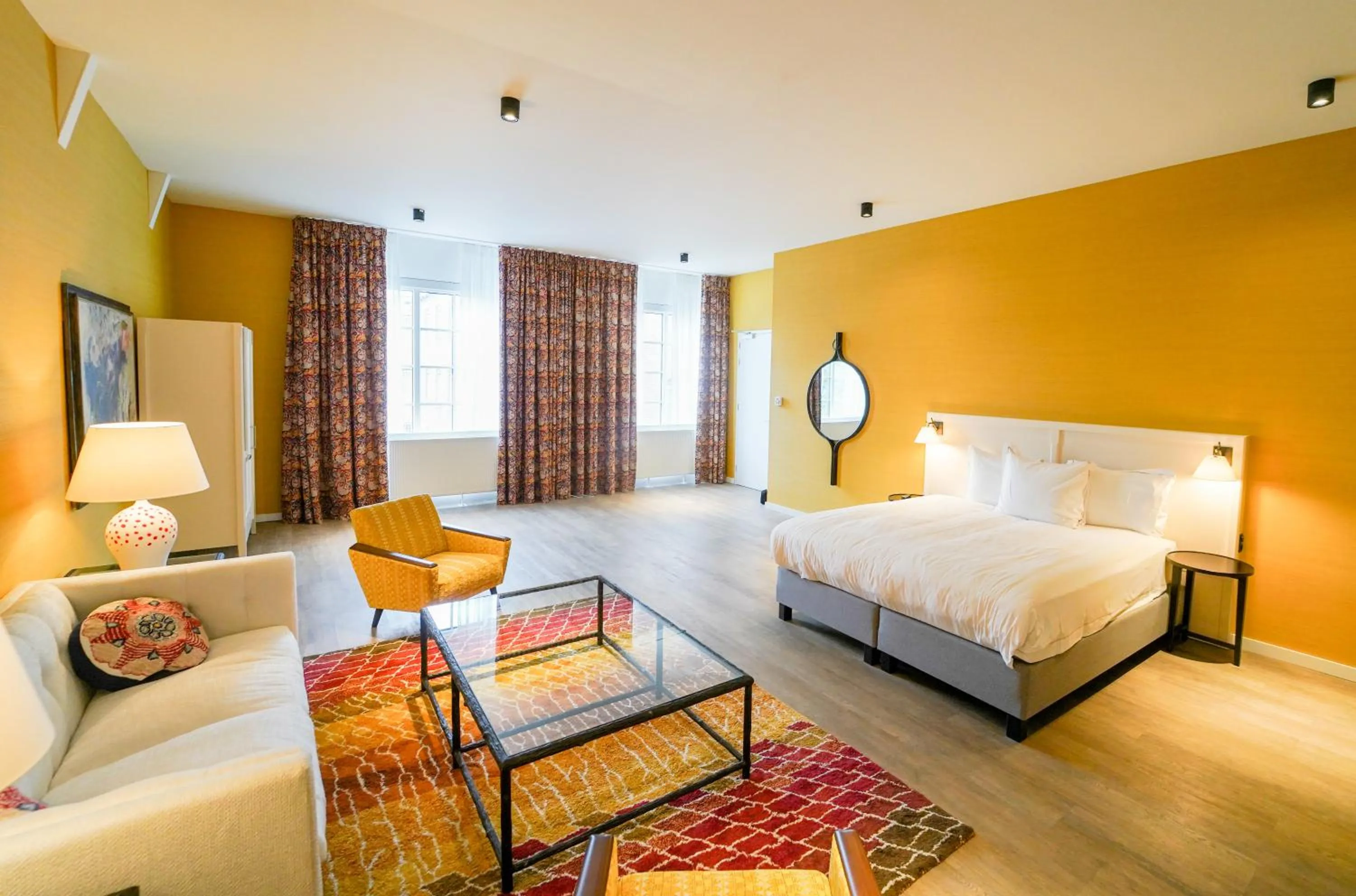 Bedroom, Bed in Fletcher Hotel-Restaurant De Oude Gevangenis-Alkmaar