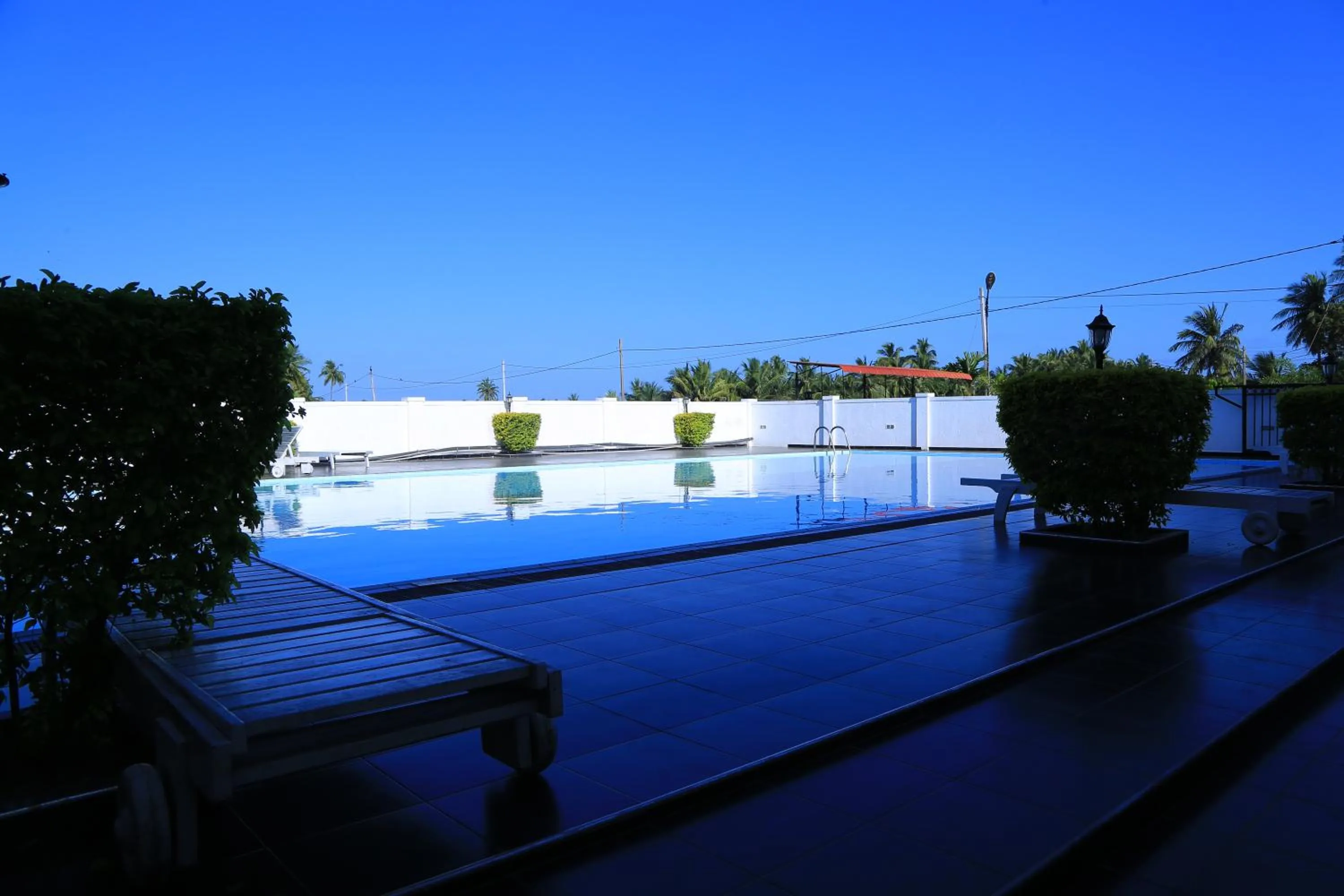 Swimming pool in PJ Hotels Jaffna