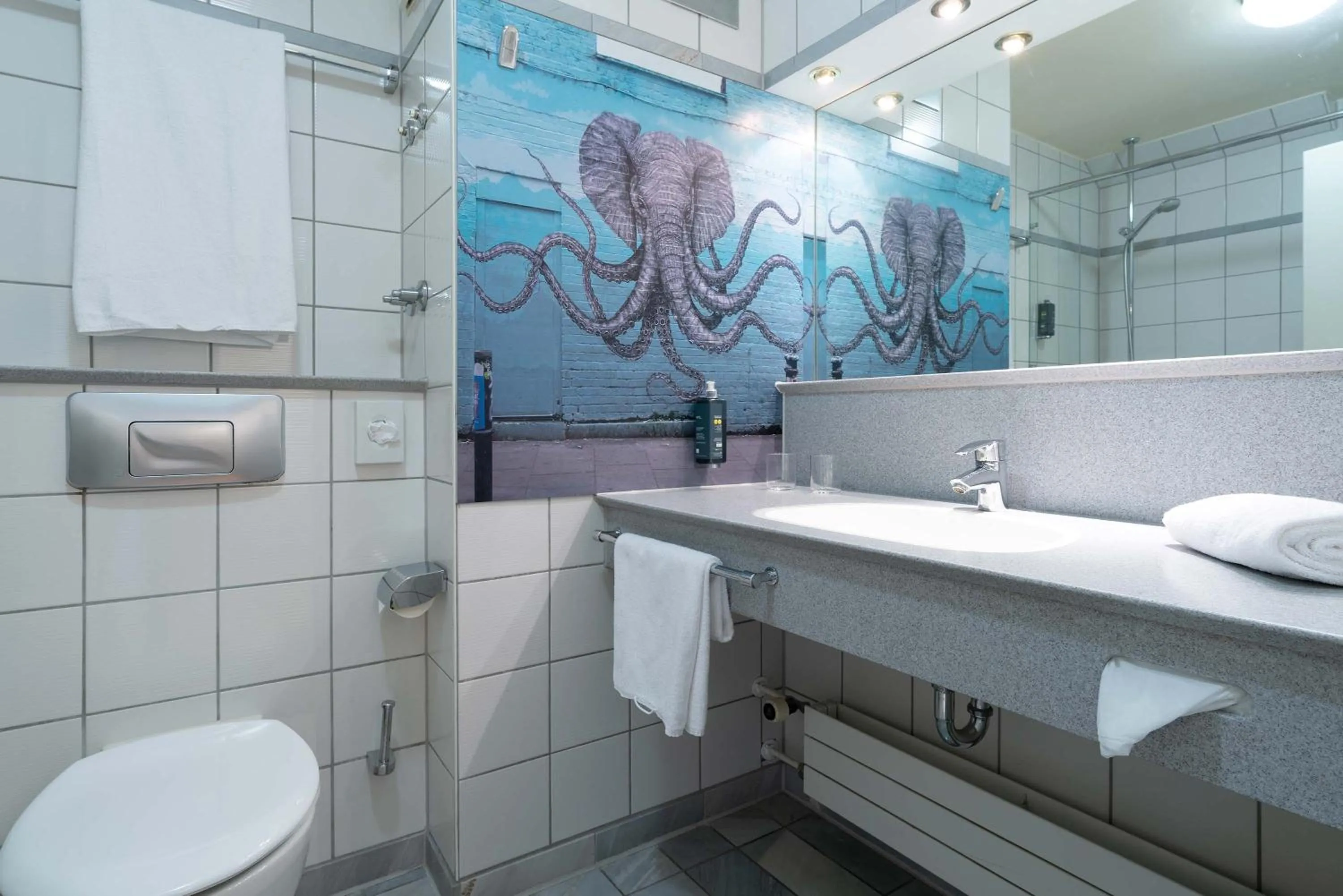 Bathroom in Seminaris Hotel Bad Boll