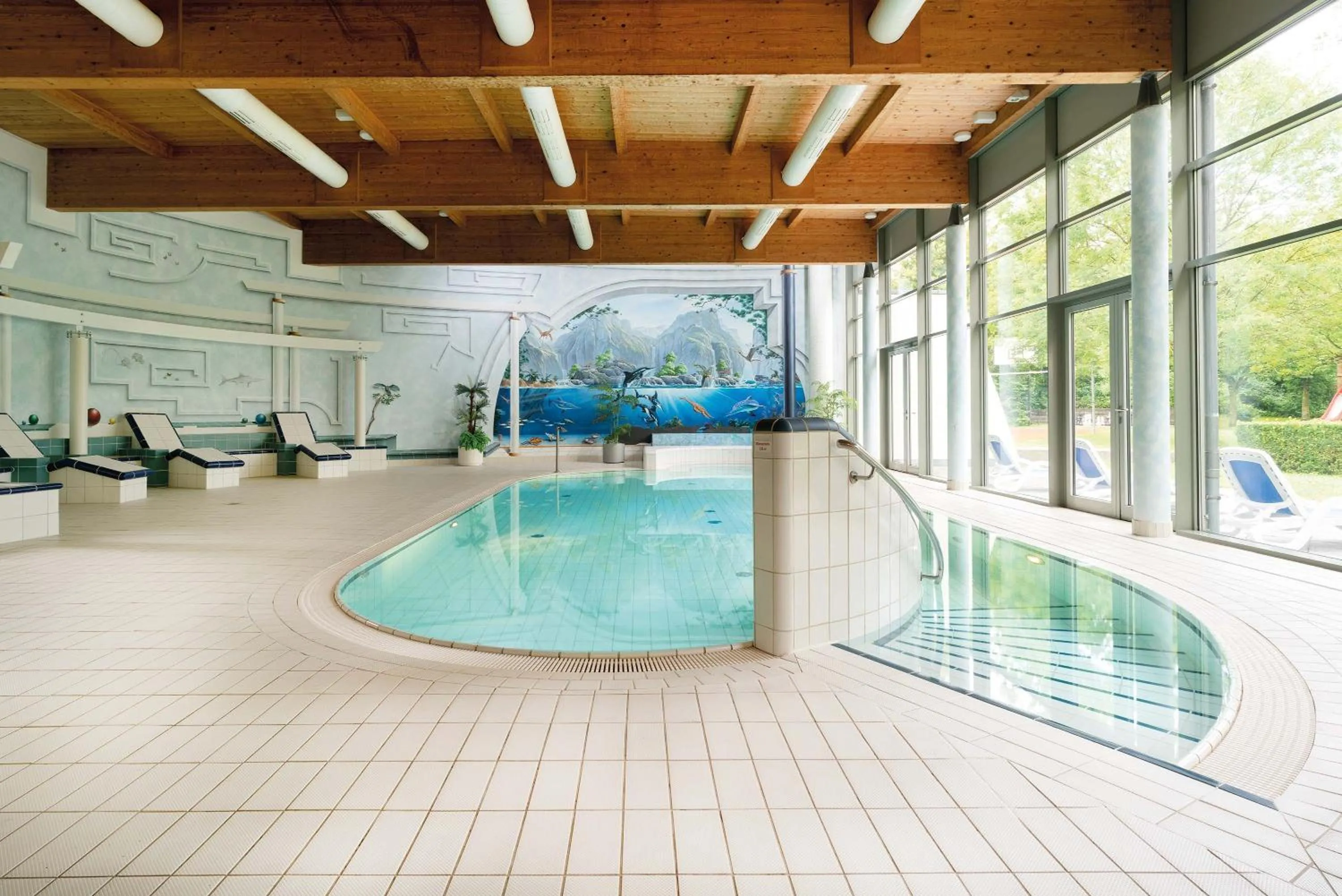 Pool view in Seminaris Hotel Bad Boll