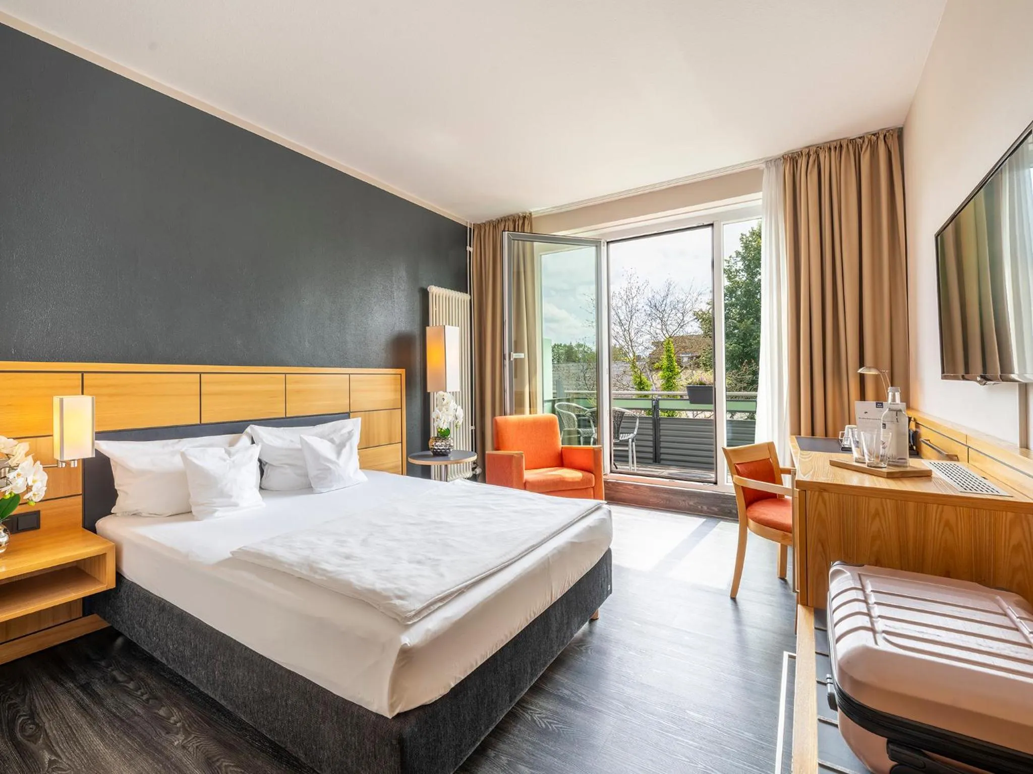 View (from property/room), Bed in Best Western Hotel Heidehof