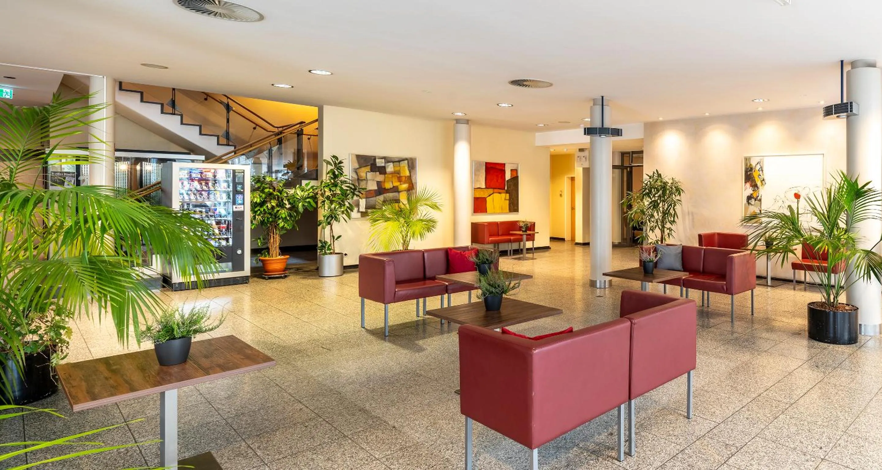 Lobby or reception in PLAZA INN Heidehof