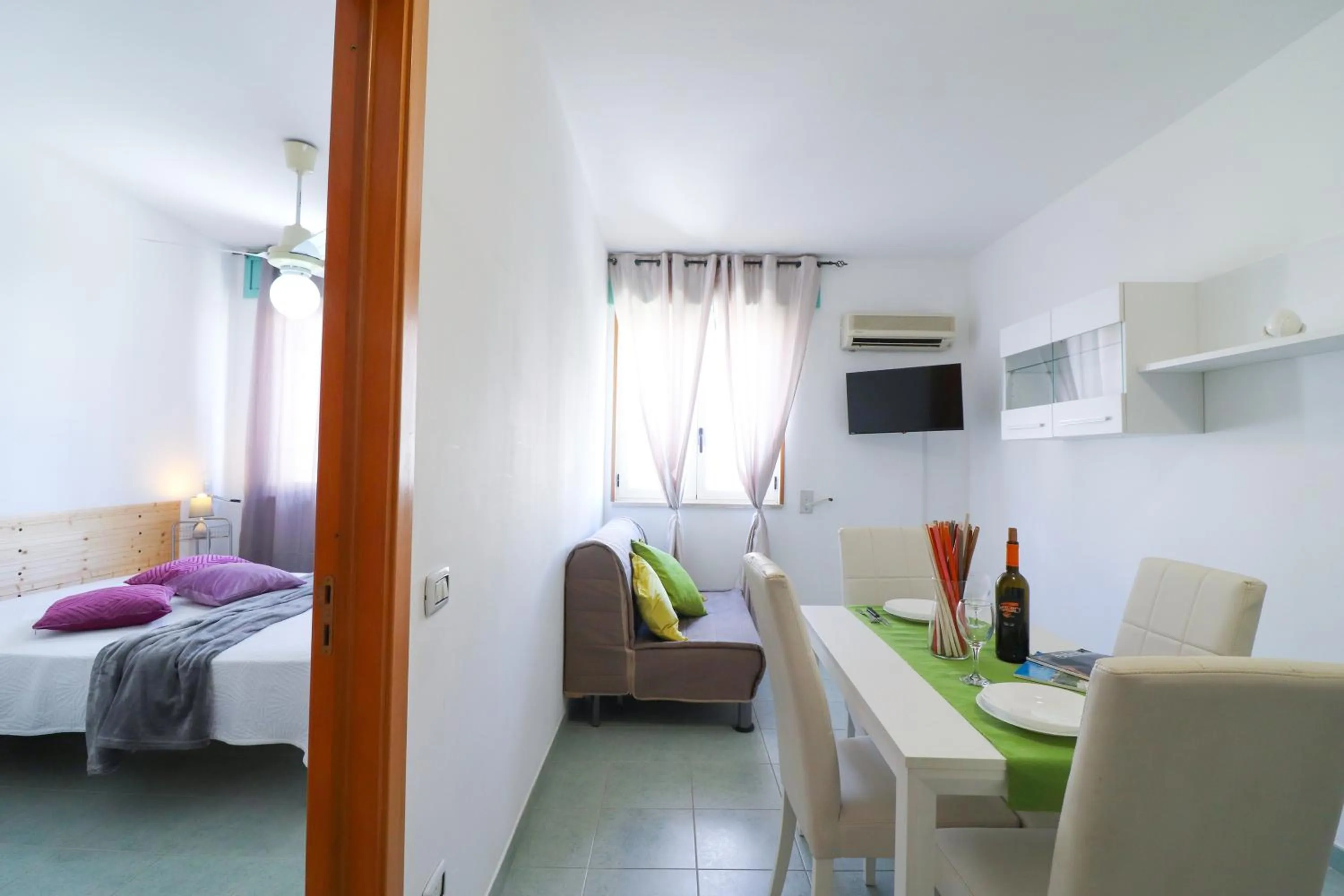 Bed in Bilo Nadia Cozy Apartment 200 m from Otrantos Castle
