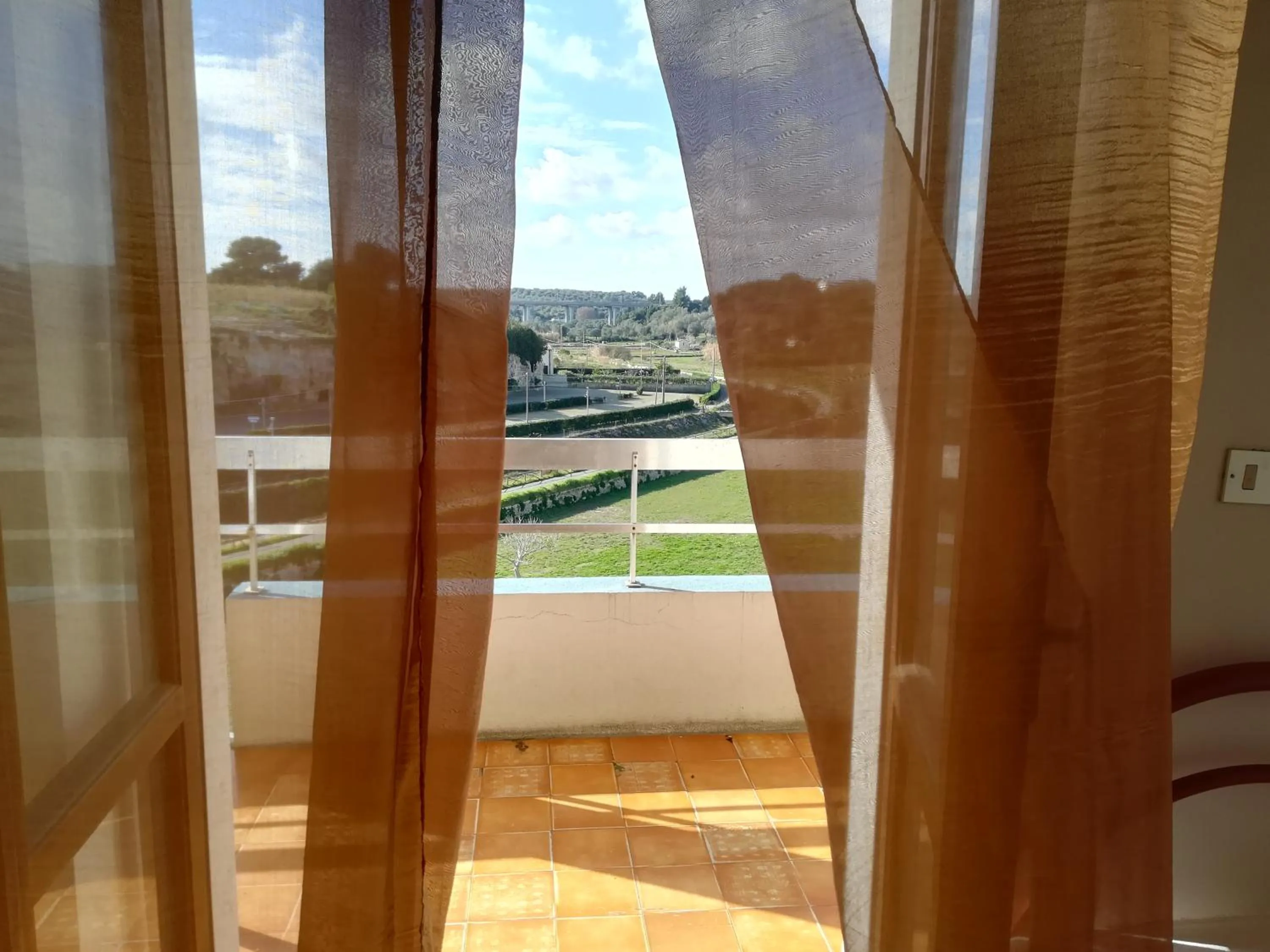 Balcony/Terrace in Federica Otranto holiday home
