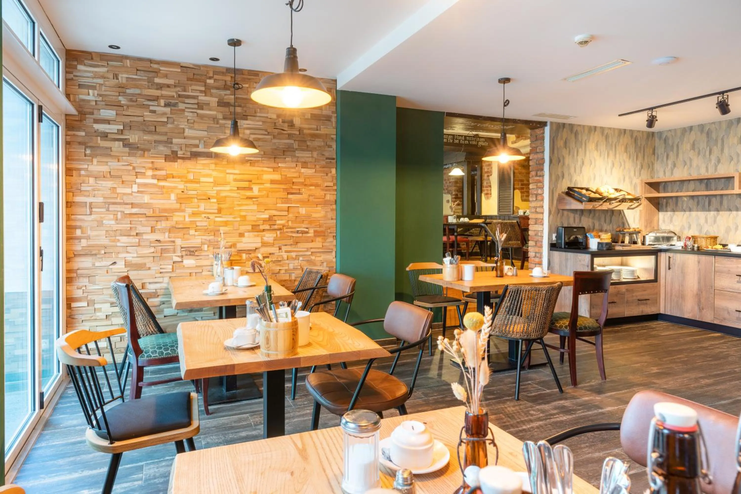 Buffet breakfast in Hotel Buchenpark