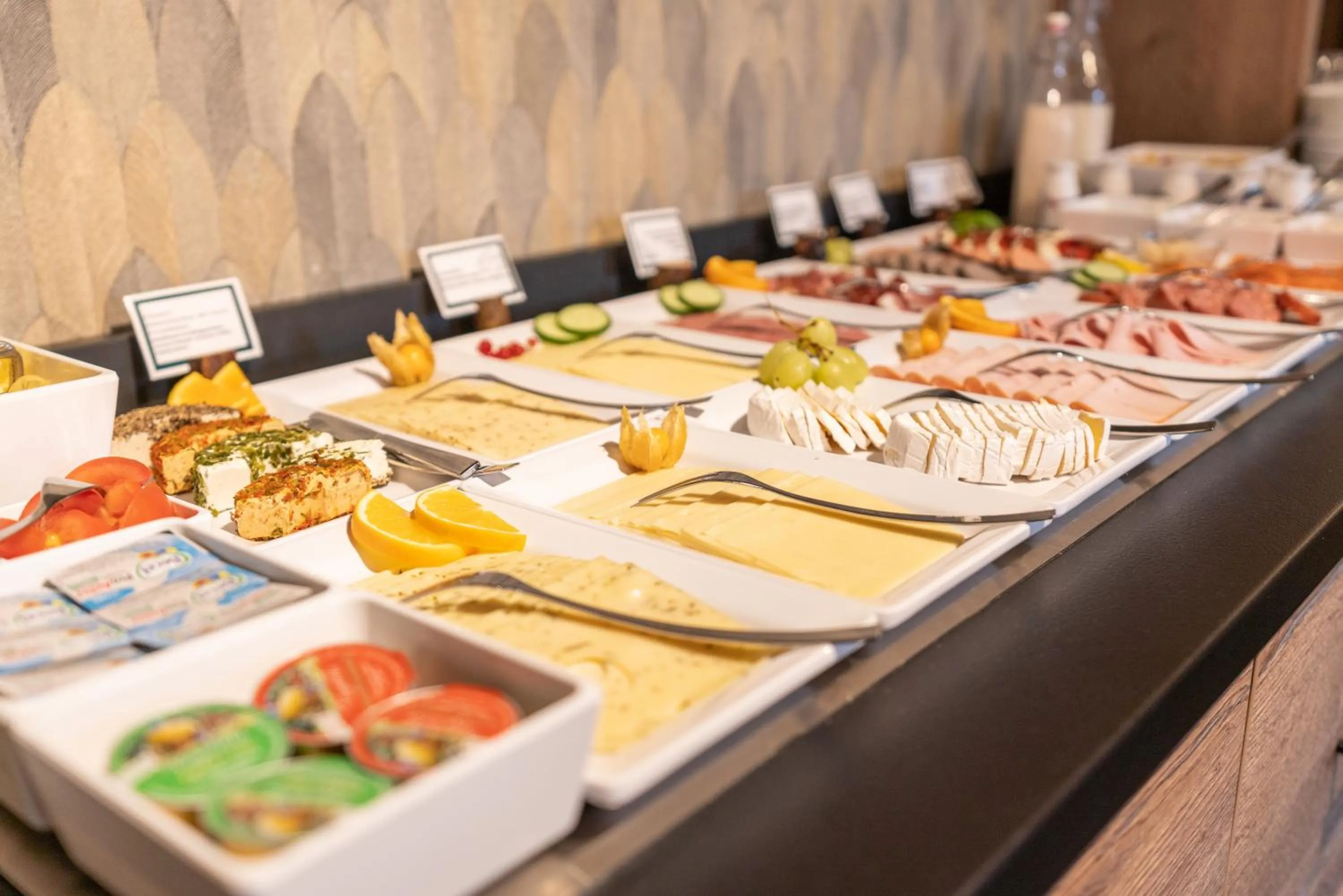 Buffet breakfast in Hotel Buchenpark