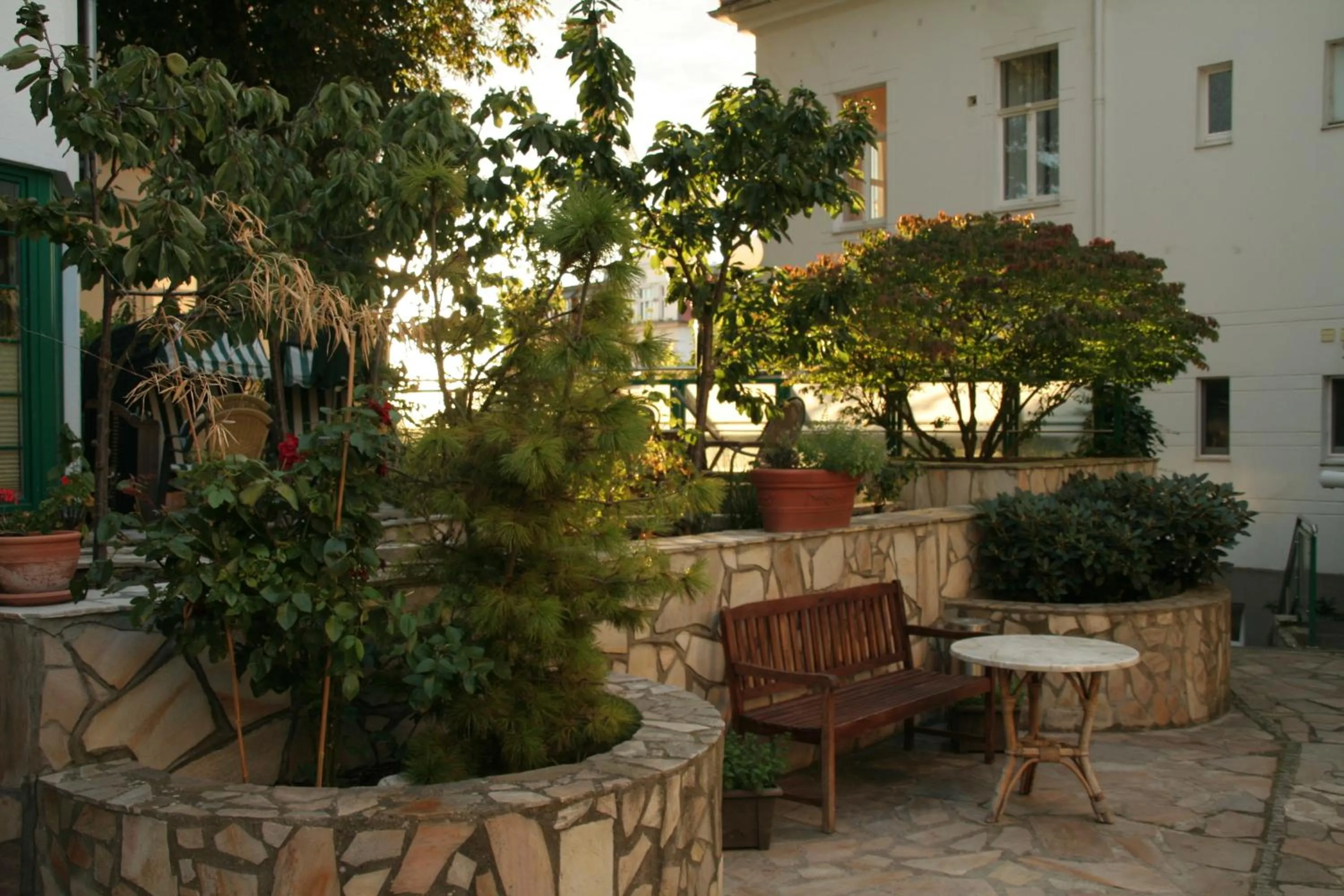 Patio in Hotel Buchenpark