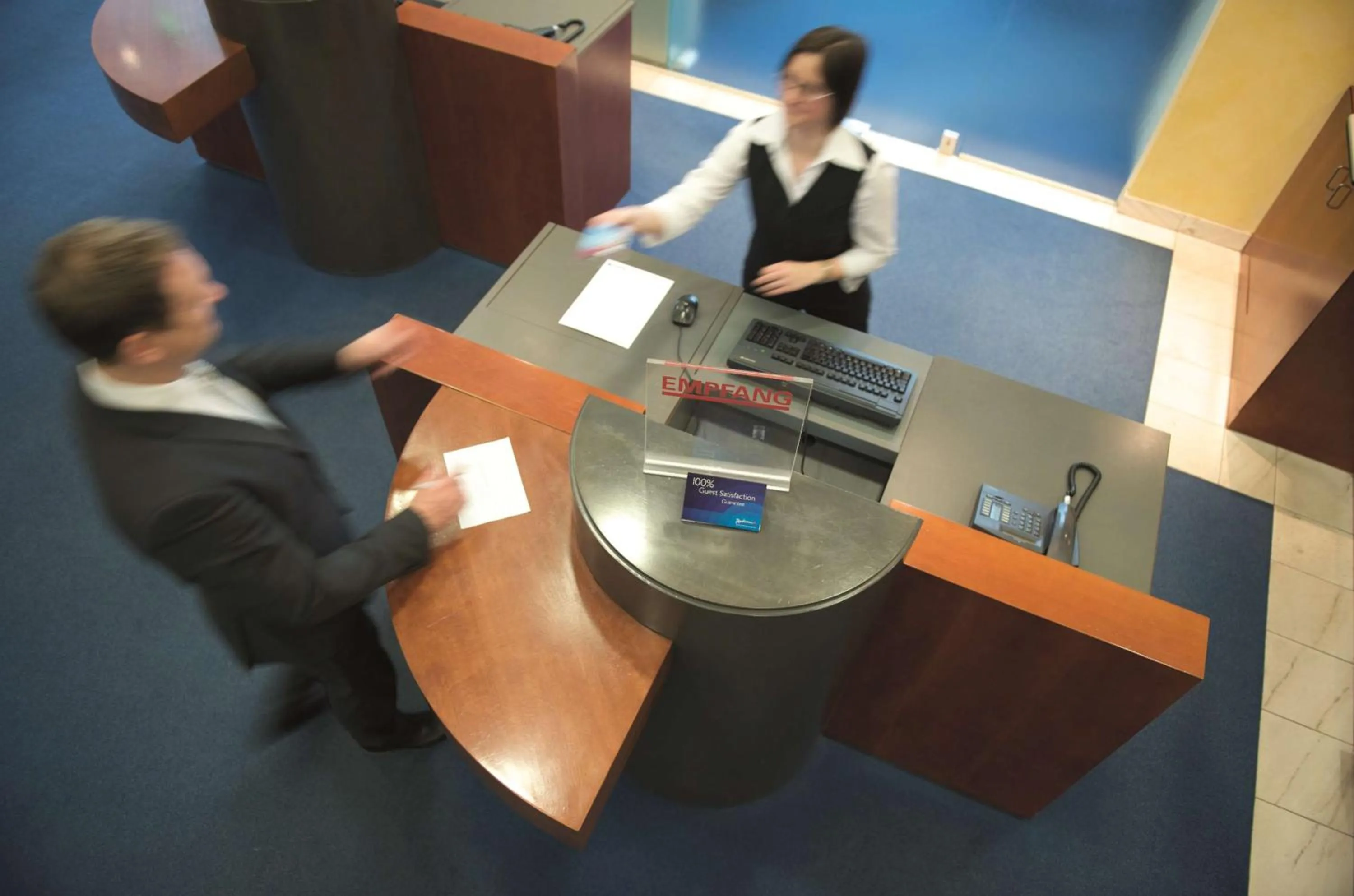 Lobby or reception in Radisson Blu Fürst Leopold Hotel