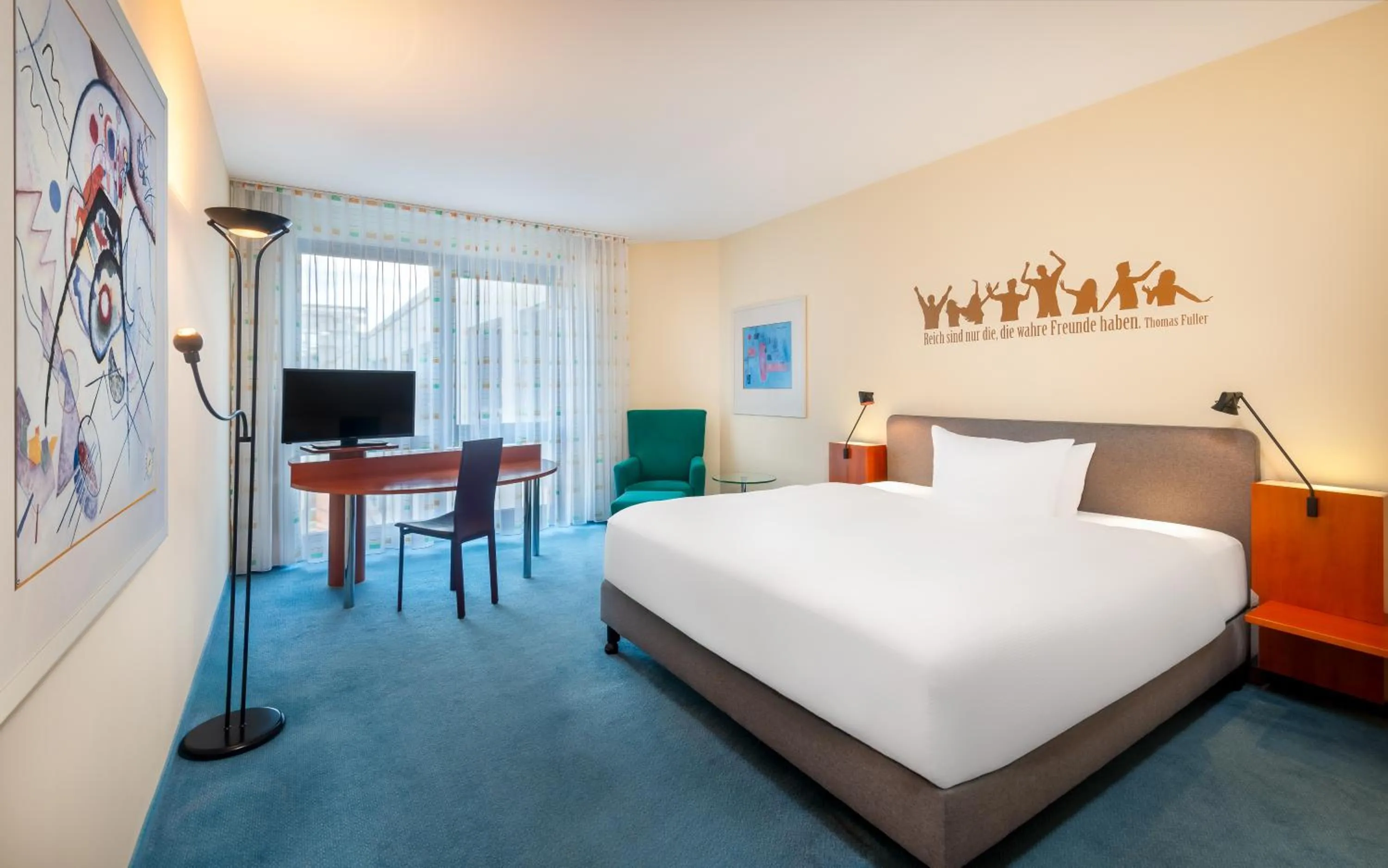 Photo of the whole room, Bed in Radisson Blu Fürst Leopold Hotel