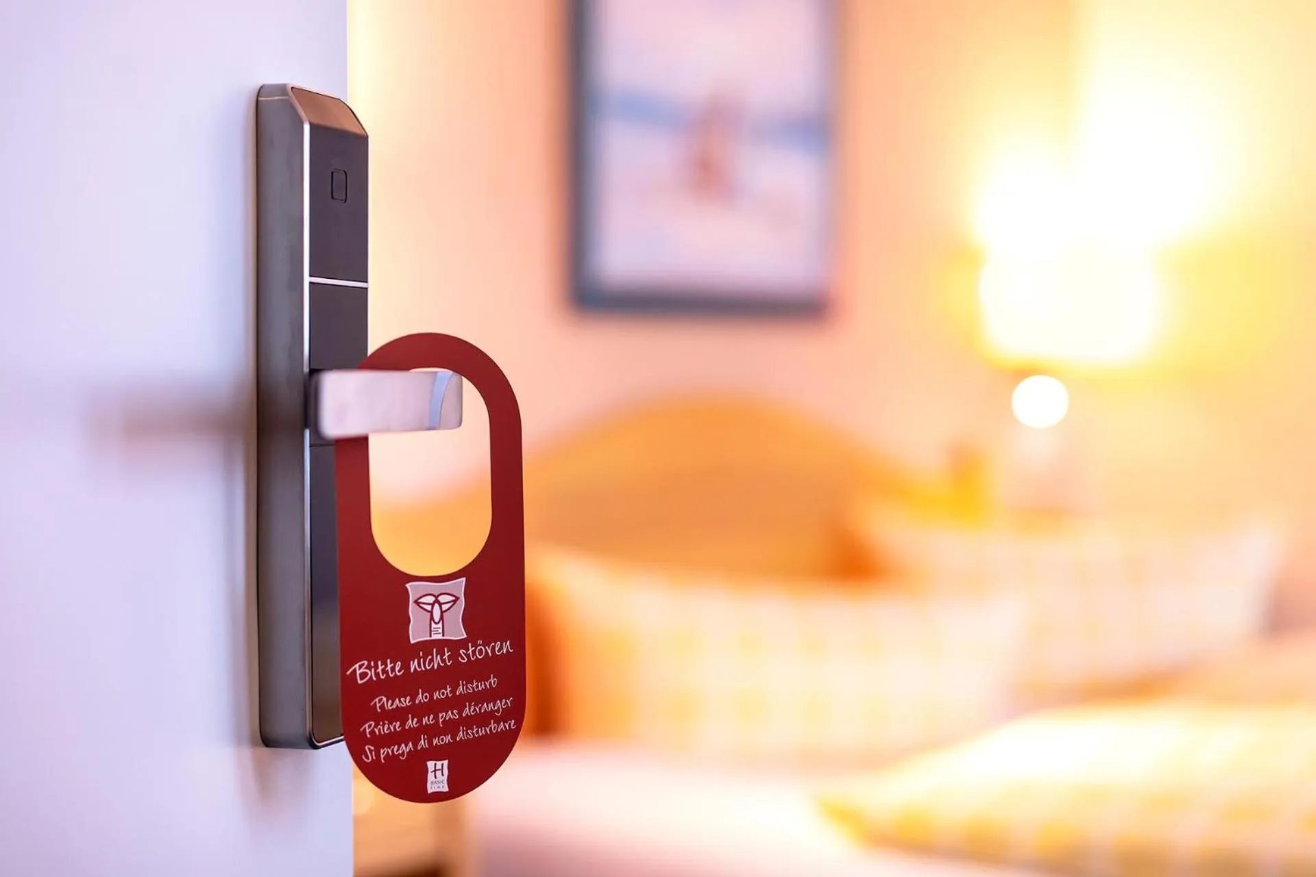 Decorative detail, Bed in Dünenhotel am Meer